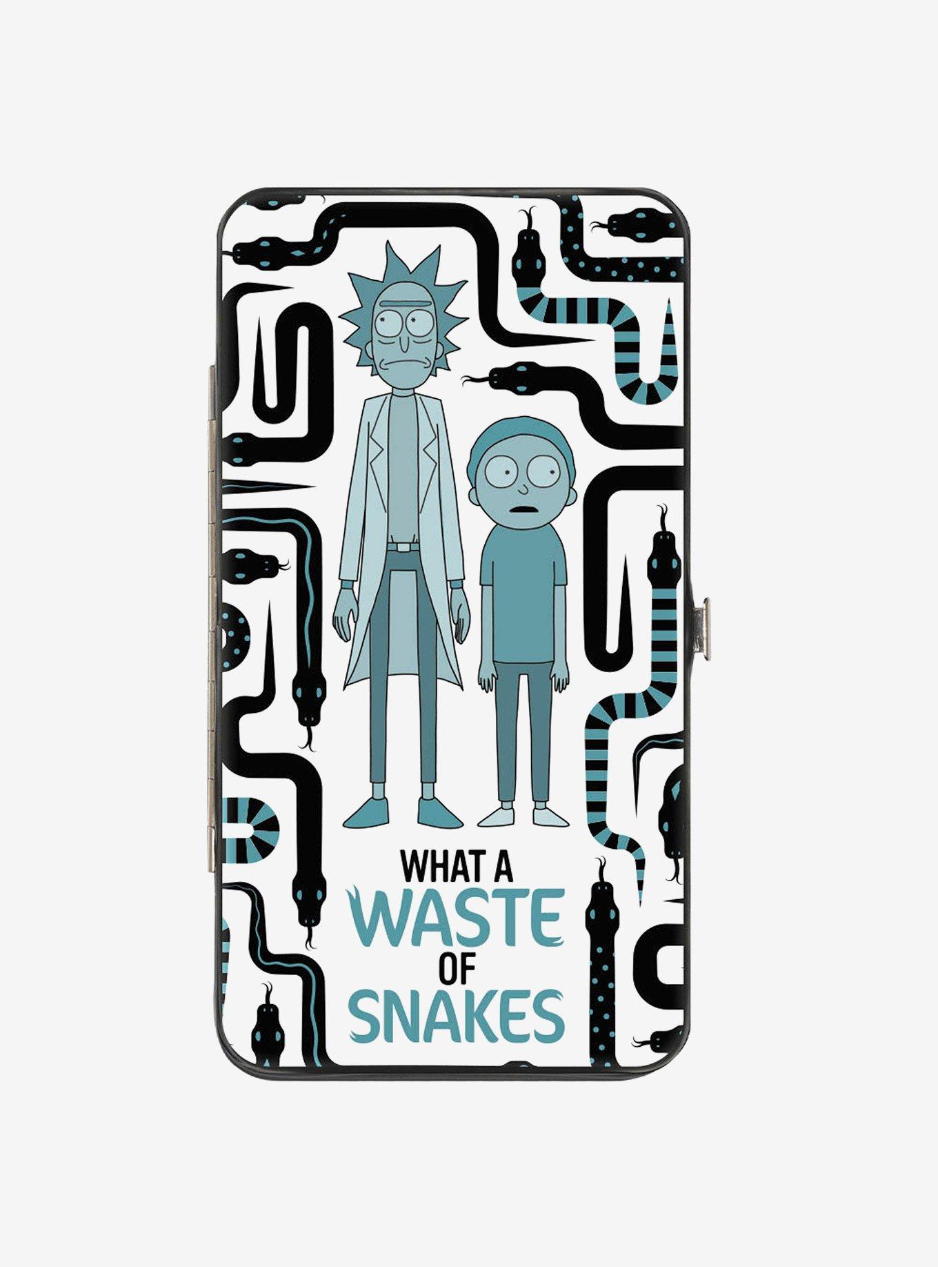 Rick and Morty What a Waste of Snakes Pose Hinged Wallet, , hi-res