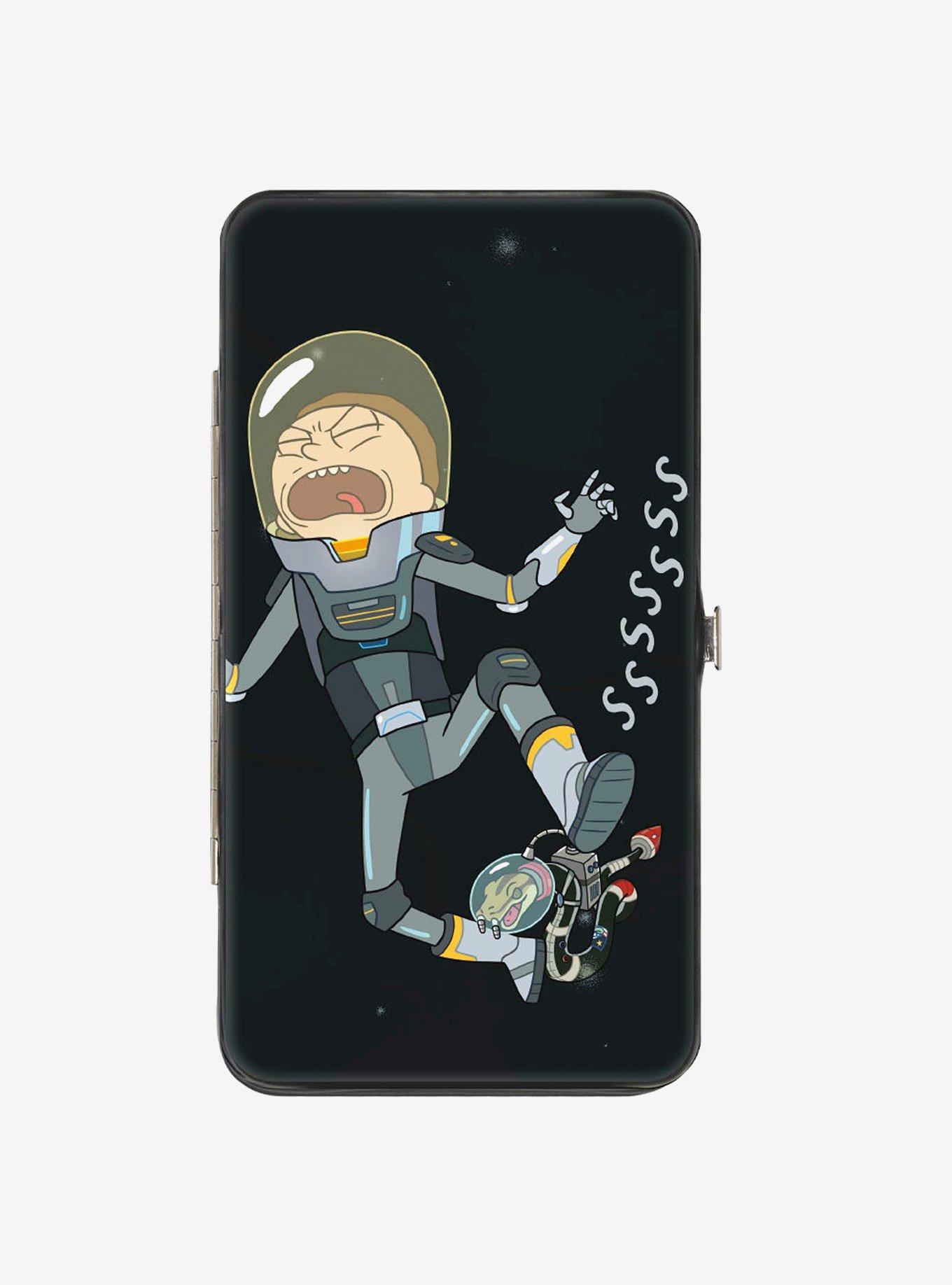 Rick and Morty Rattlestar Ricklactica Space Snake Scene Hinged Wallet
