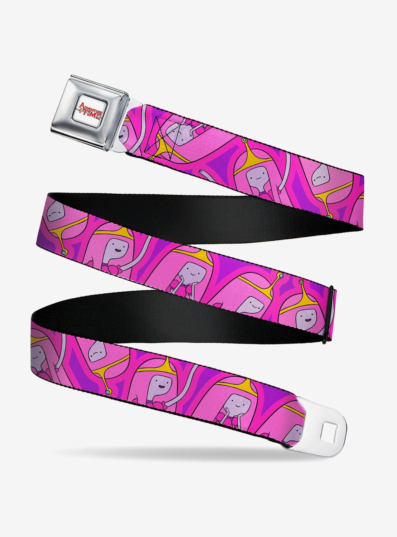 Adventure Time Princess Bubblegum Poses Collage Youth Seatbelt Buckle Belt, , hi-res