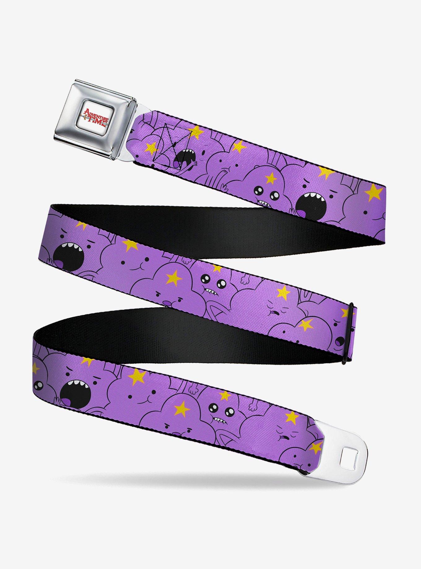 Adventure Time Lumpy Space Princess Expression Stack Youth Seatbelt Buckle Belt, , hi-res