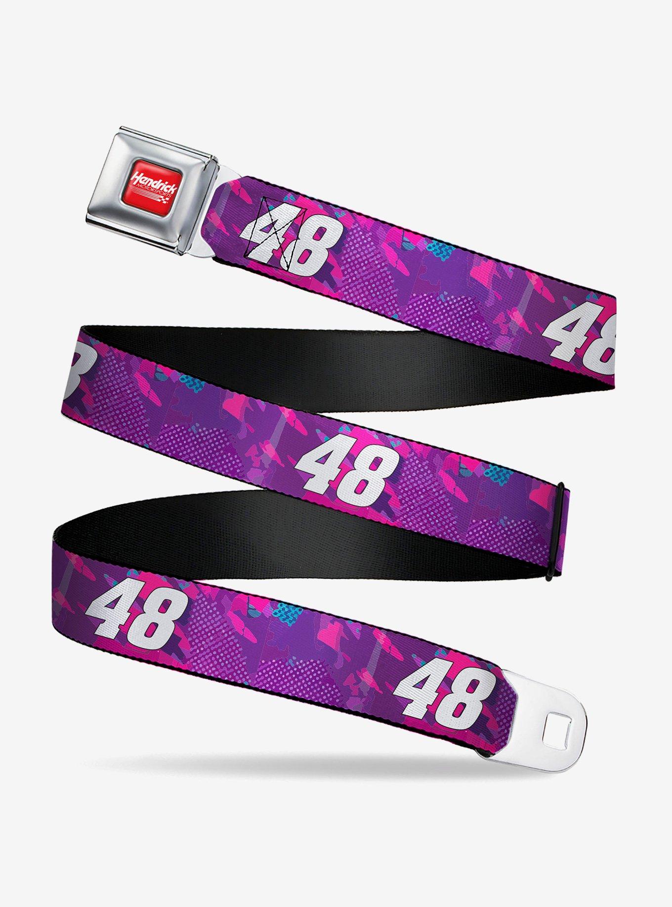 Hendrick Motorsports Alex Bowman #48 Car Scheme White Youth Seatbelt Buckle Belt