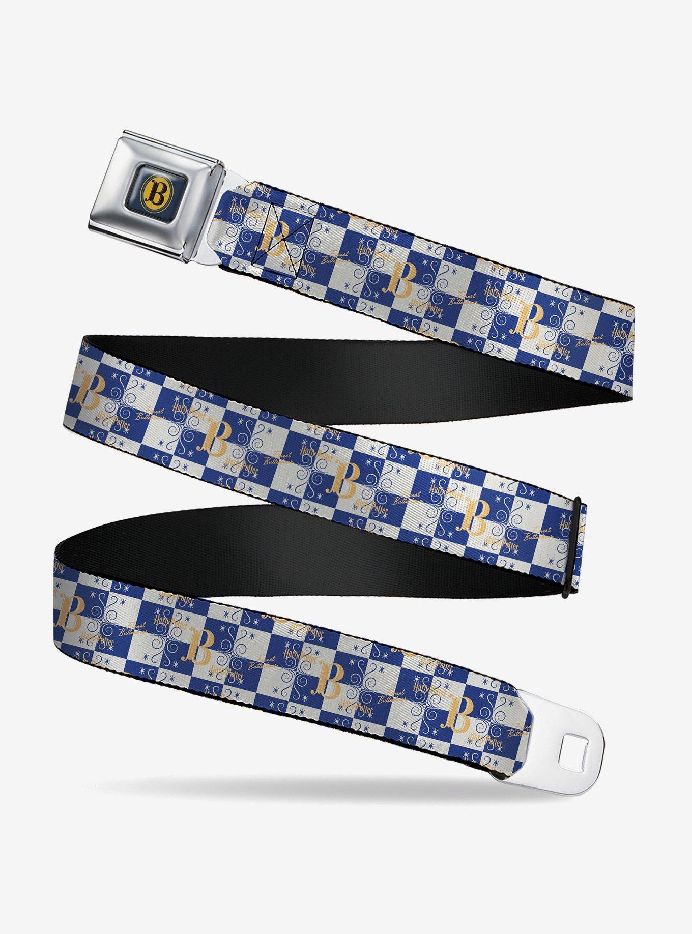 Harry Potter Butterbeer Logo Checker Youth Seatbelt Buckle Belt, , hi-res