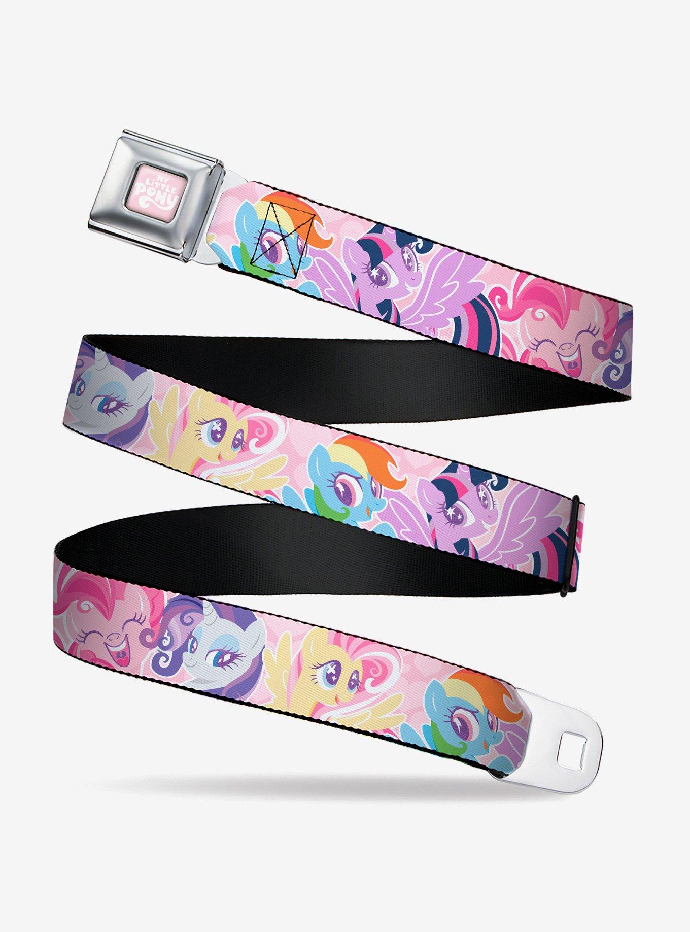 My Little Pony Five Pony Poses Youth Seatbelt Buckle Belt