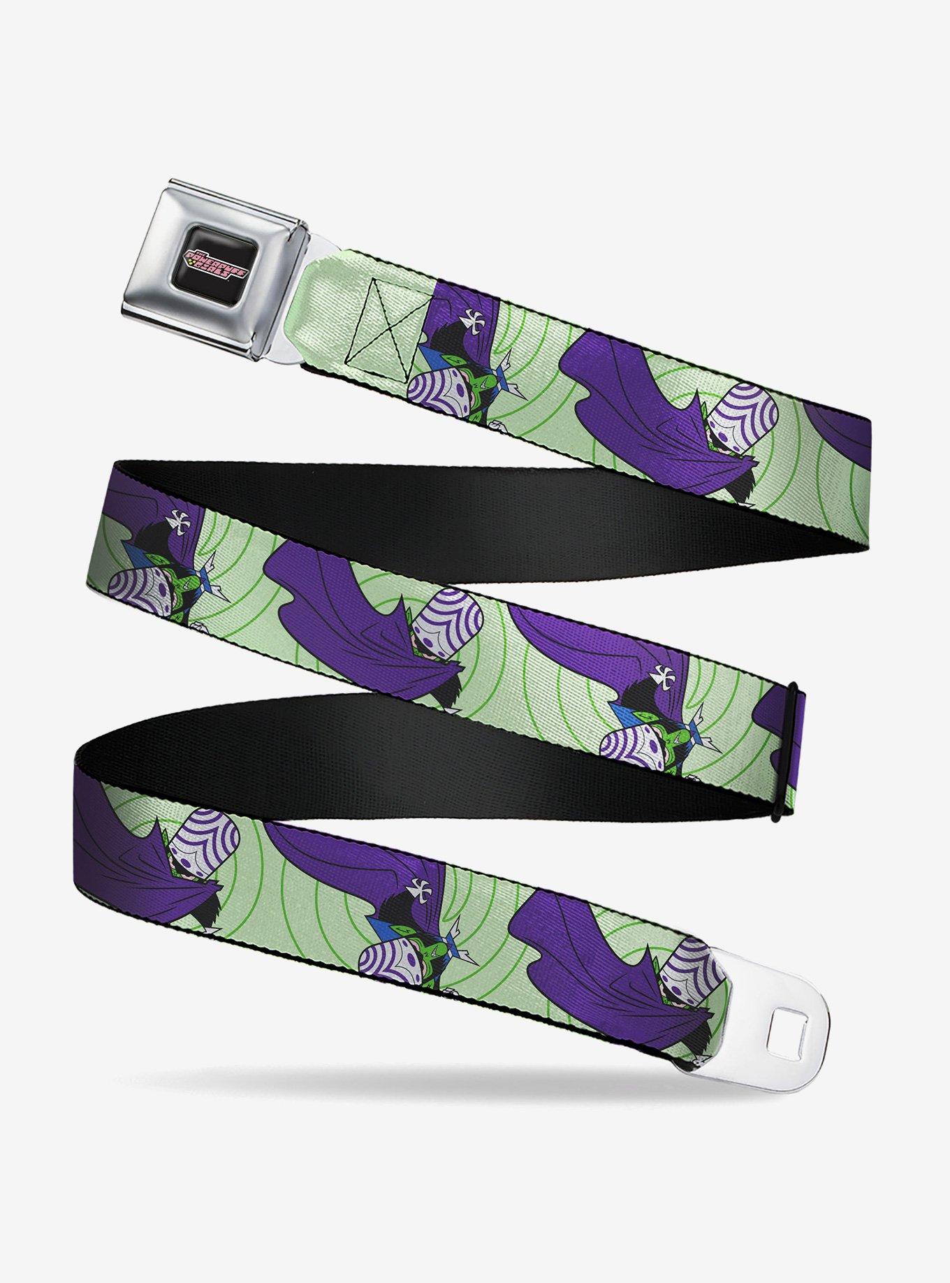 The Powerpuff Girls Mojo Jojo Cape Poses Scattered Youth Seatbelt Buckle Belt, , hi-res