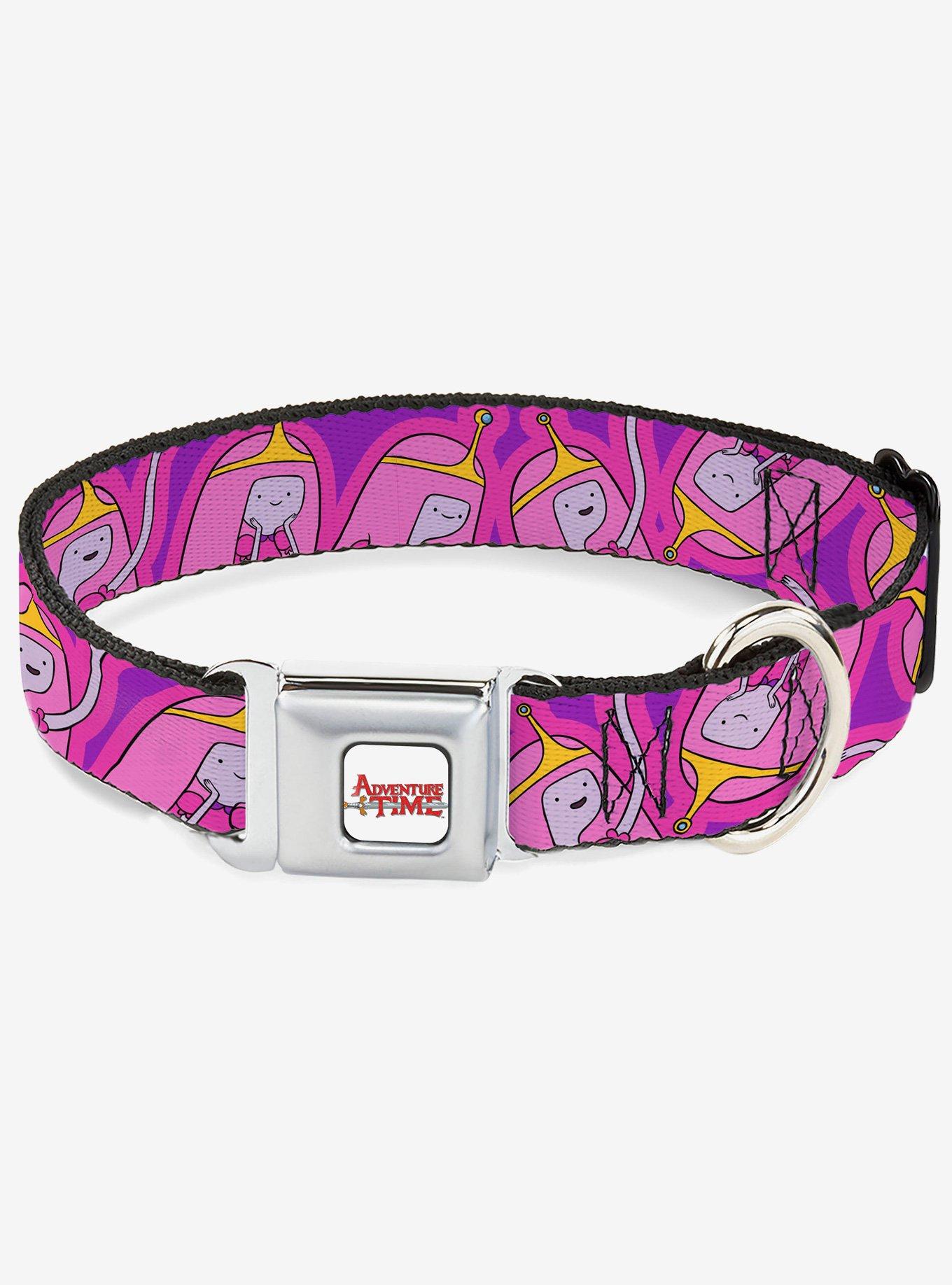 Adventure Time Princess Bubblegum Poses Collage Seatbelt Buckle Dog Collar, , hi-res