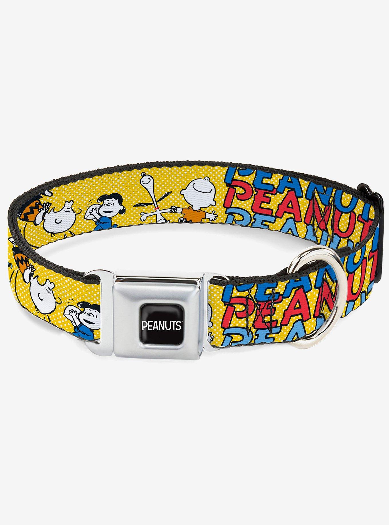 Peanuts Gang Featuring Good Ol Charlie Brown Pose Seatbelt Buckle Dog Collar, , hi-res