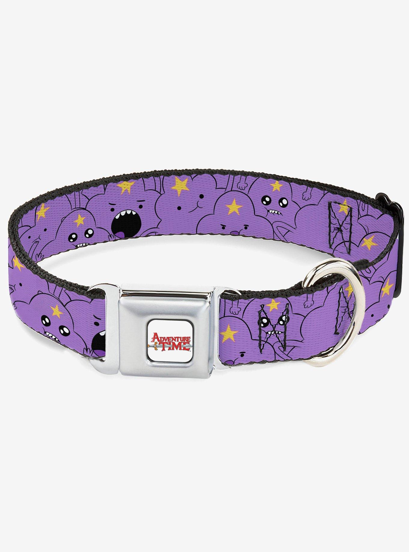 Adventure Time Lumpy Space Princess Expressions Seatbelt Buckle Dog Collar, , hi-res