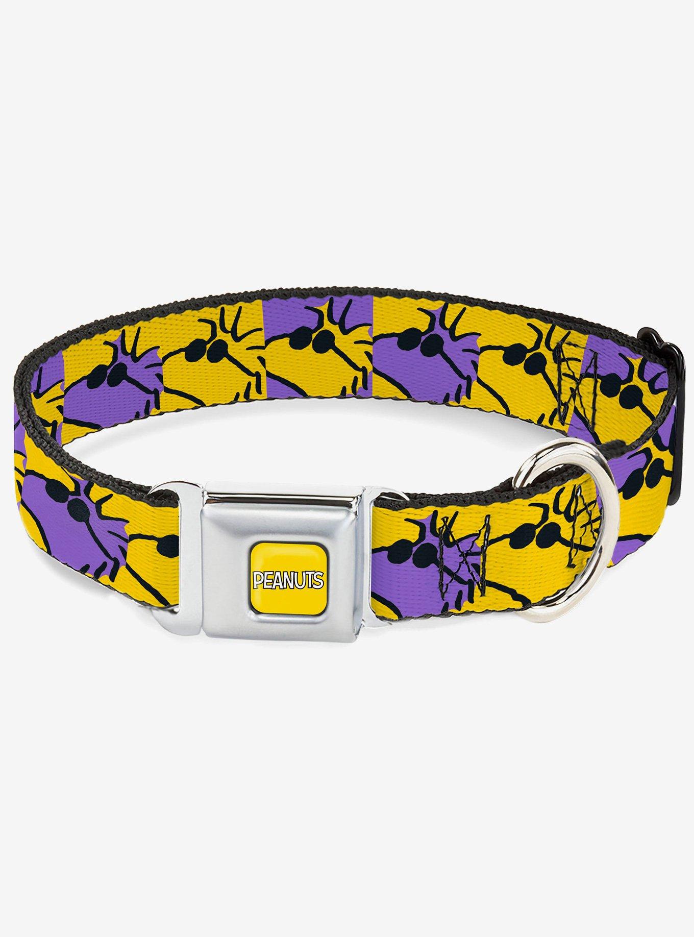 Peanuts Woodstock Shades Pose Blocks Seatbelt Buckle Dog Collar, , hi-res