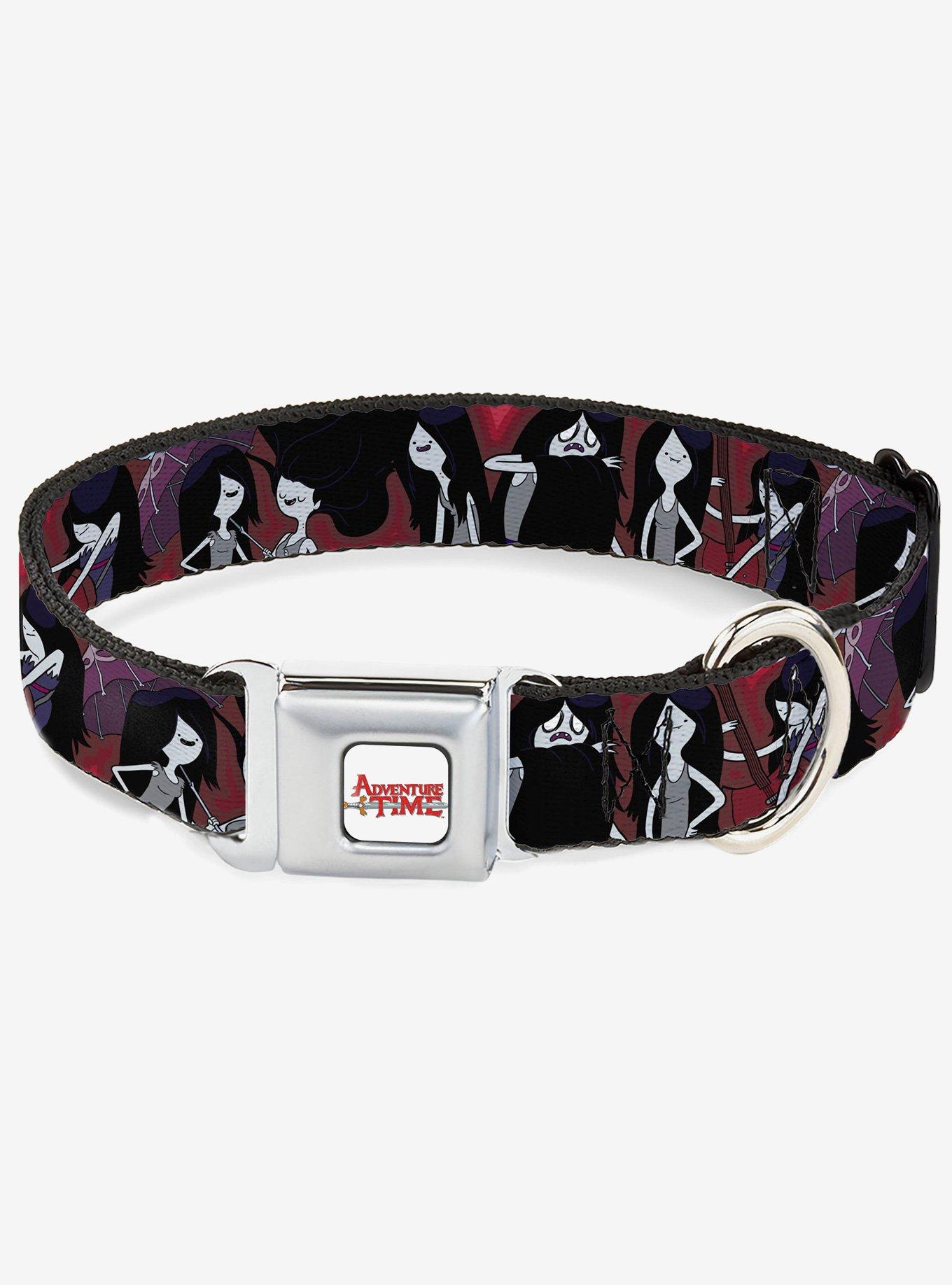 Adventure Time Marceline Poses Collage Seatbelt Buckle Dog Collar