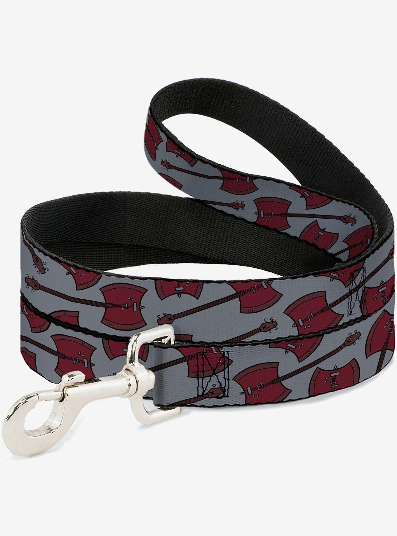 Adventure Time Marceline's Axe Bass Guitar Scattered Dog Leash, , hi-res