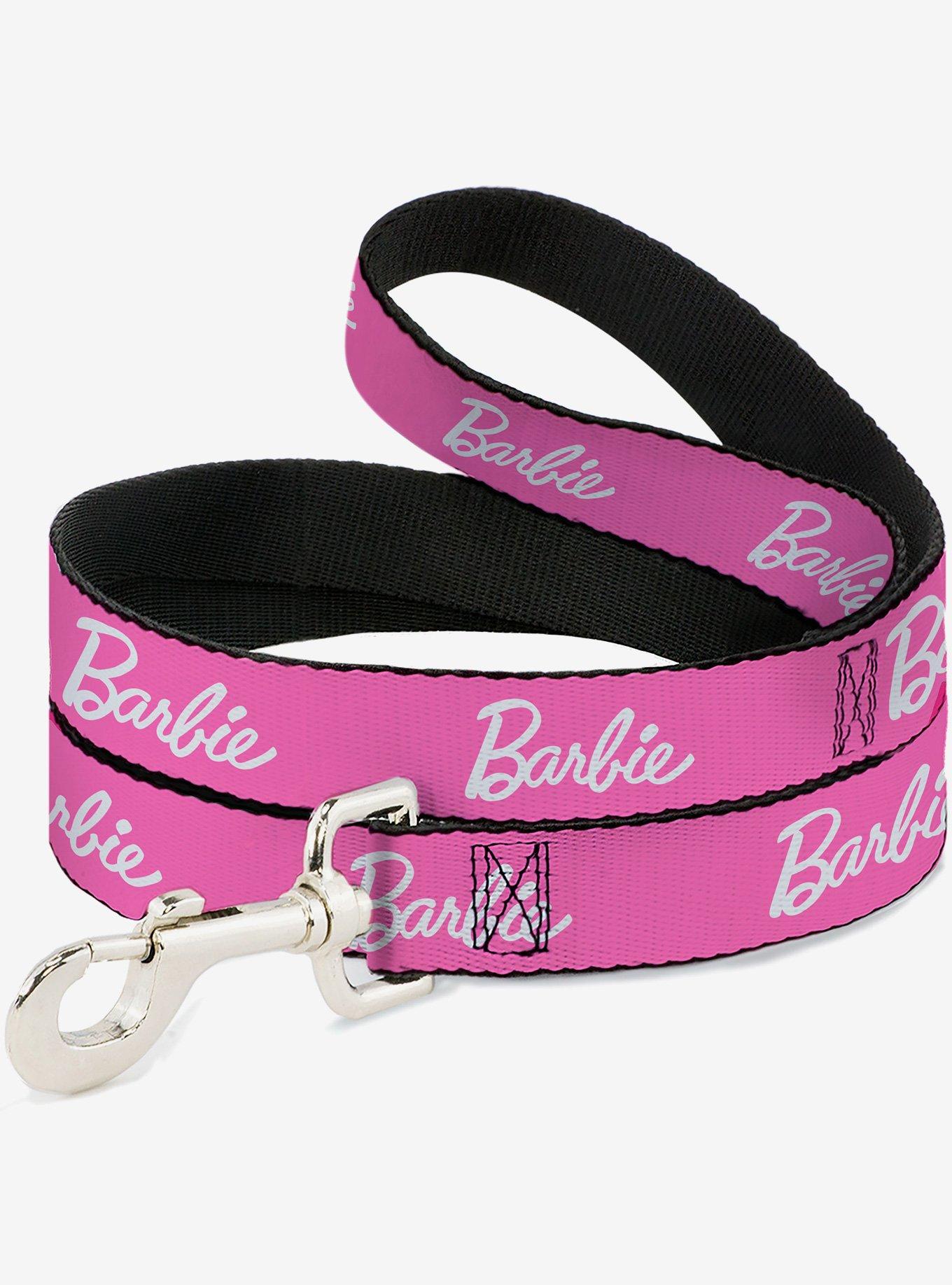Barbie Script Signature Logo Dog Leash