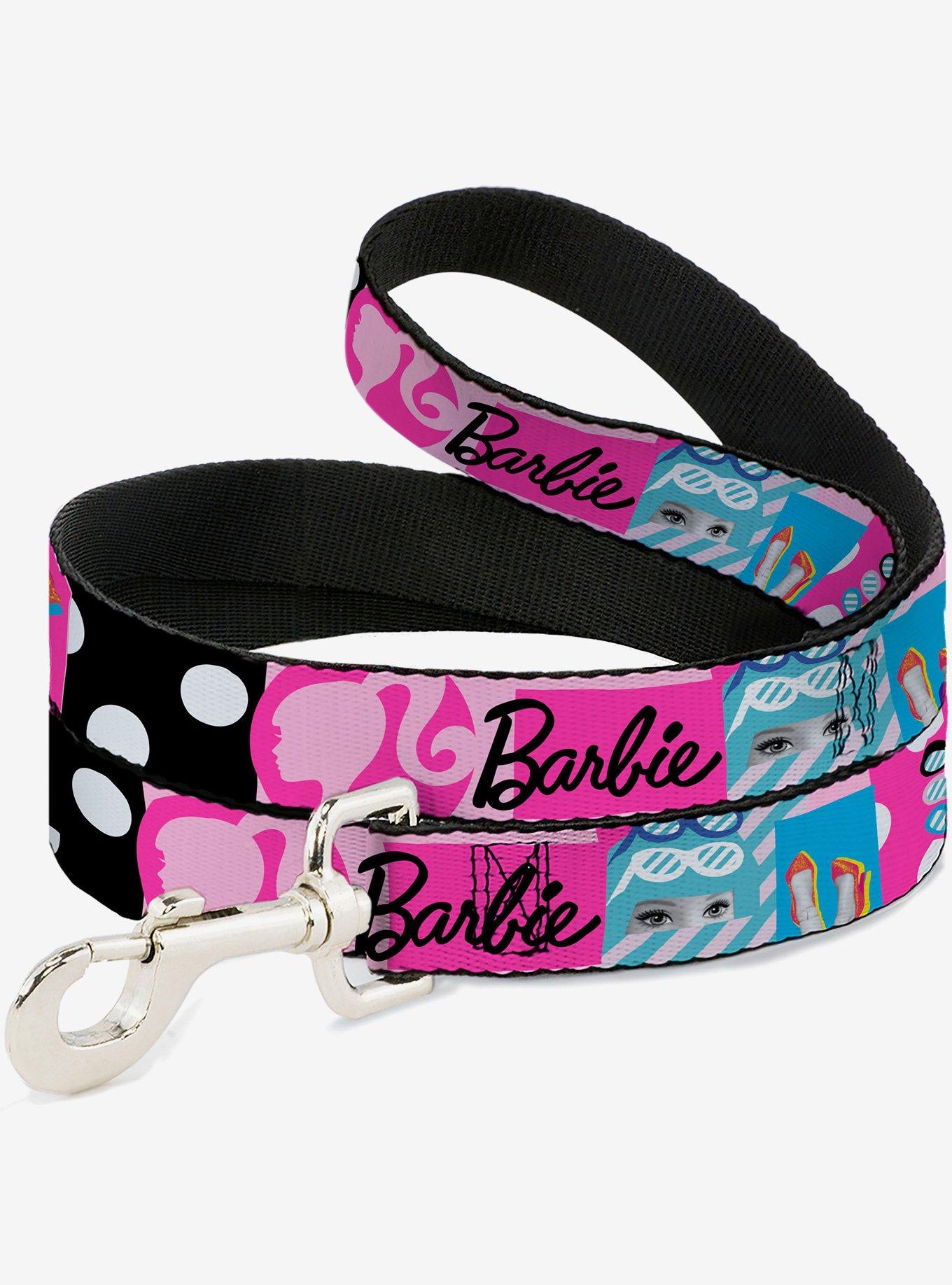 Barbie Accessory Icons Collage Multi Dog Leash, , hi-res