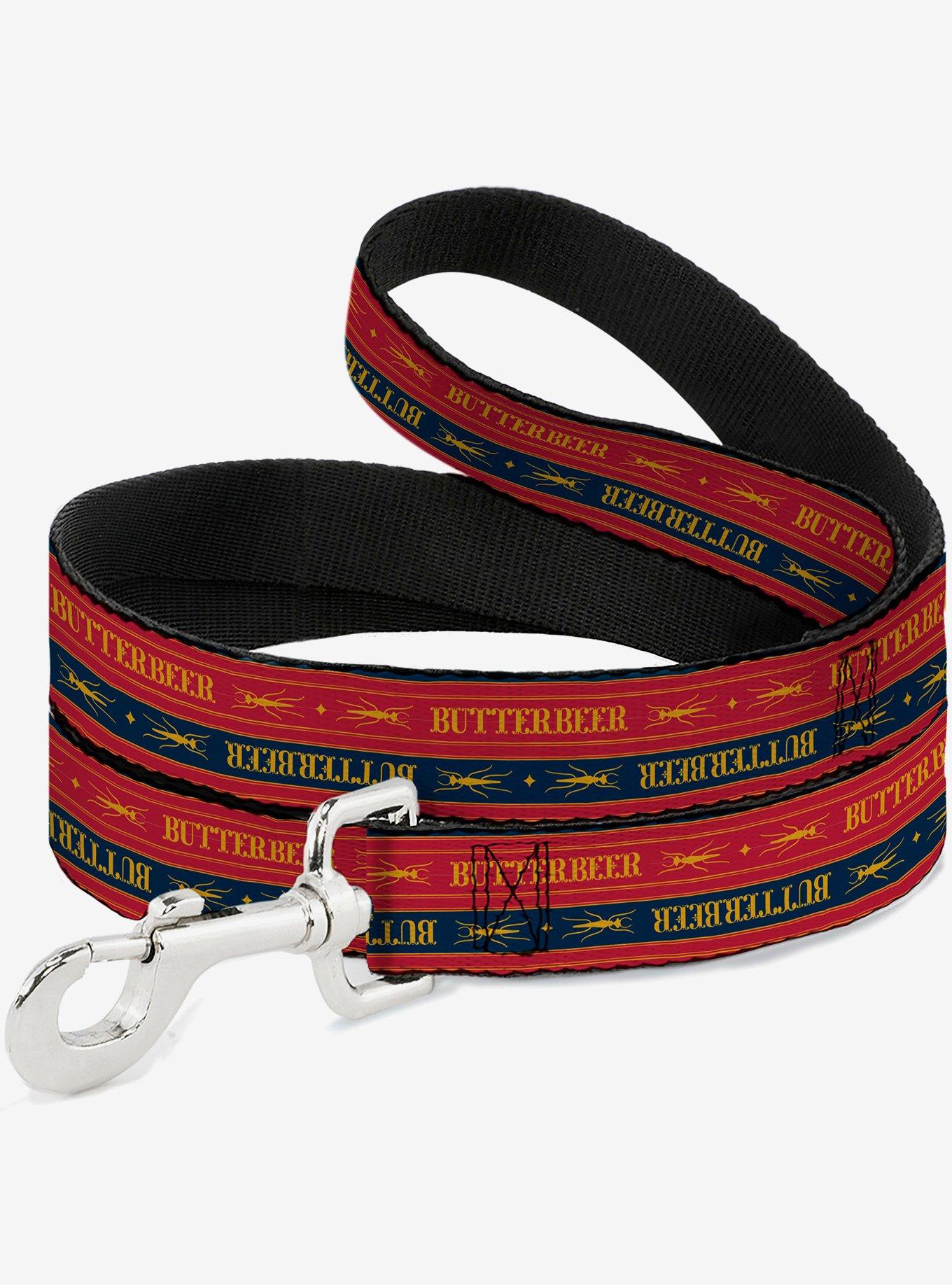 Harry Potter Butterbeer Stripe Dog Leash