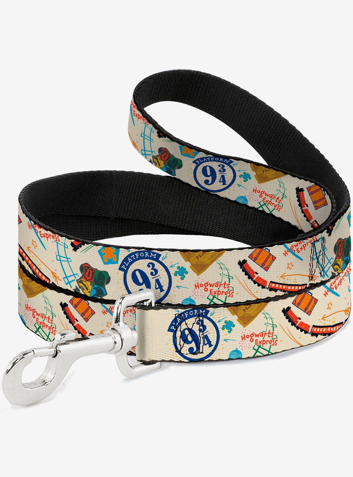 Harry Potter Hogwarts Express Icons Collage Multi Dog Leash, , hi-res