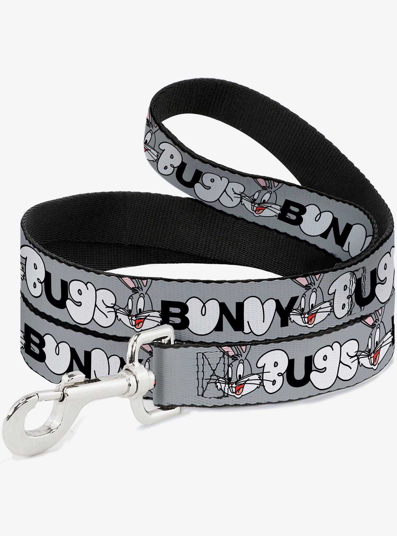 Looney Tunes Bugs Bunny Smiling Face Text Dog Leash, , hi-res