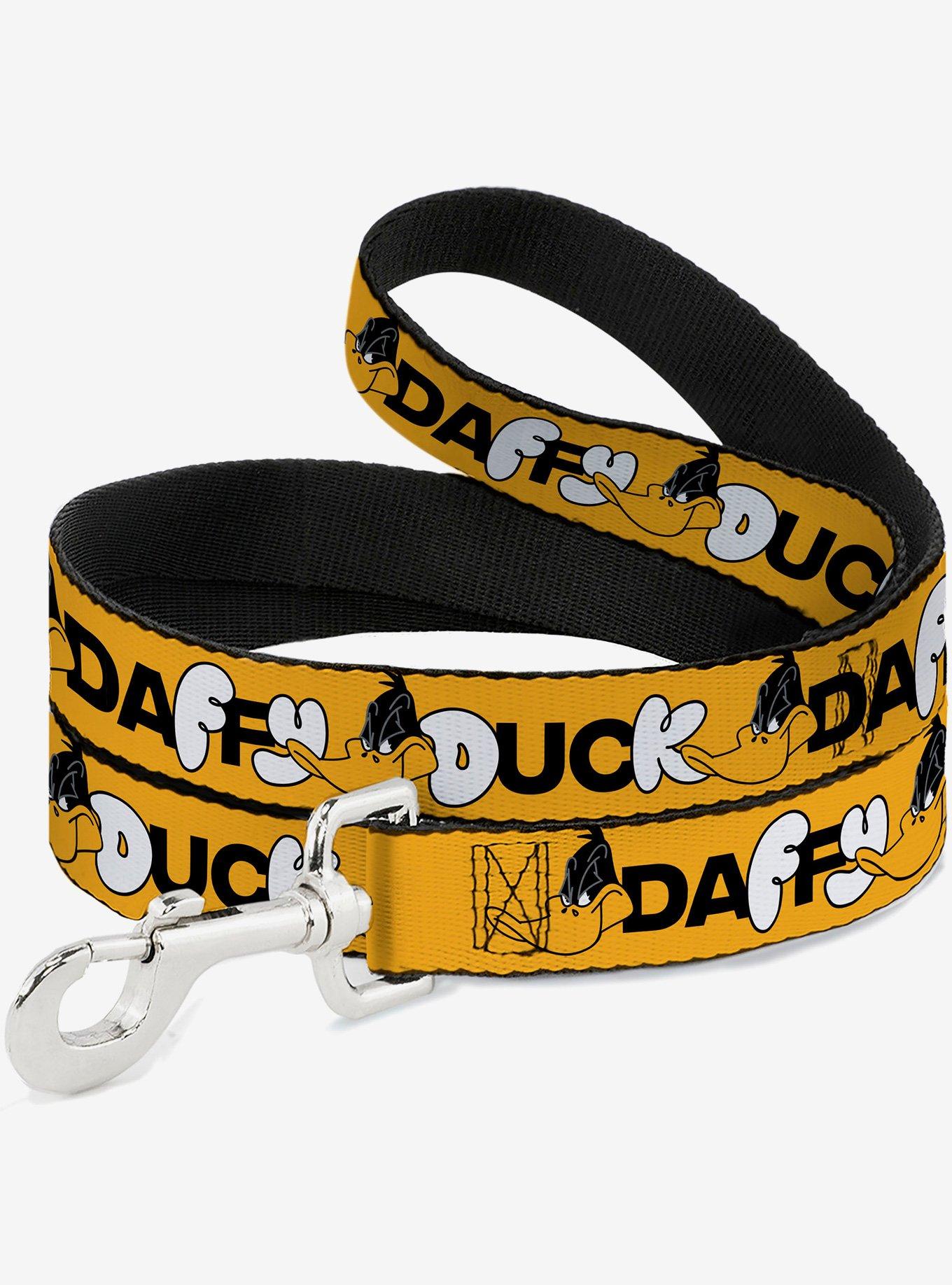 Looney Tunes Daffy Duck Smiling Face Text Dog Leash, , hi-res
