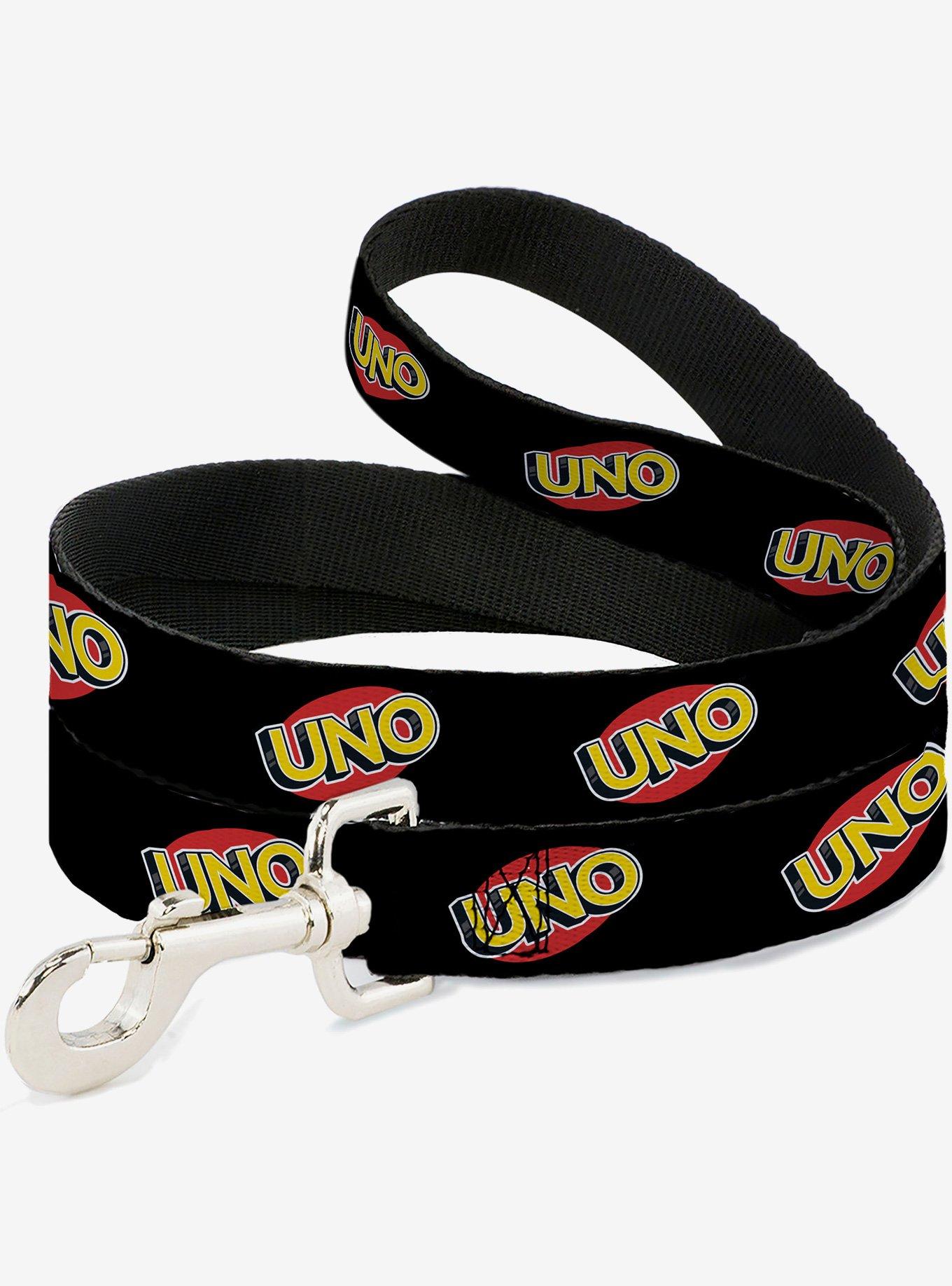 UNO Game Logo Black Dog Leash