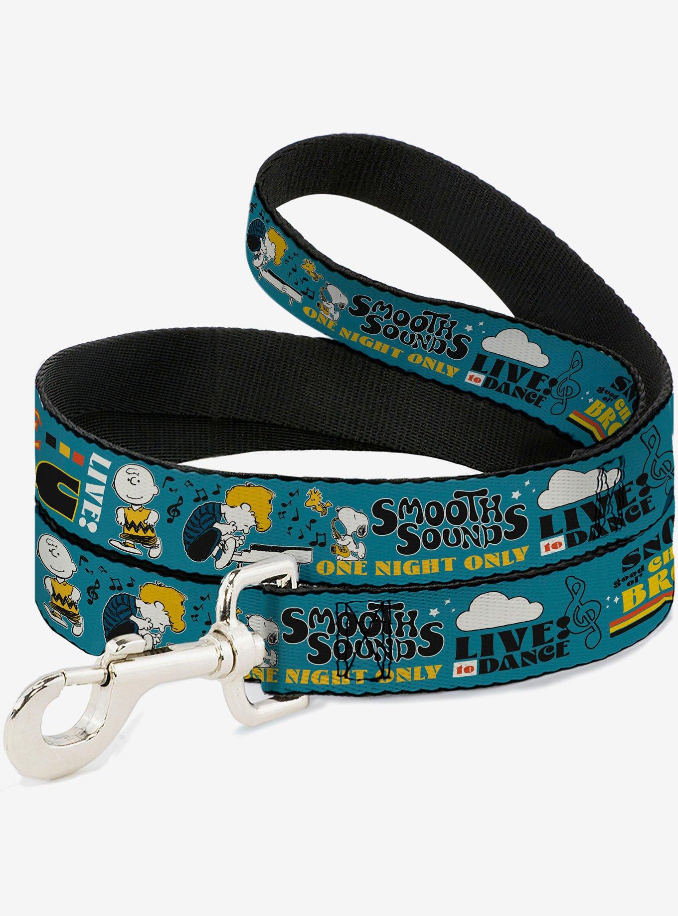 Peanuts Gang Dance Music Poses and Quotes Multi Dog Leash