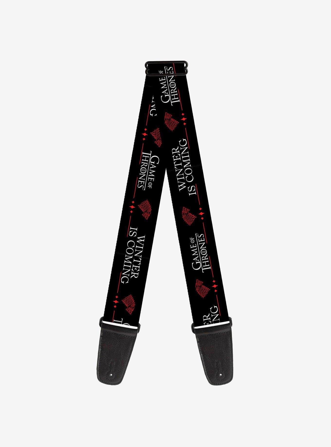 Gams of Thrones Winter is Coming Stark Sigil Guitar Strap