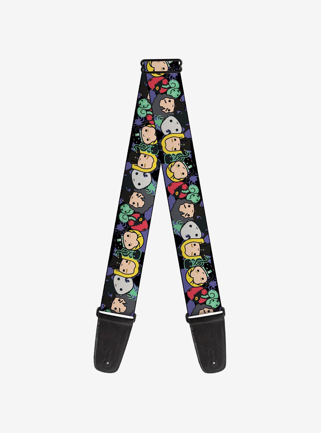 Harry Potter Chibi Slytherin House Characters and Icons Guitar Strap, , hi-res