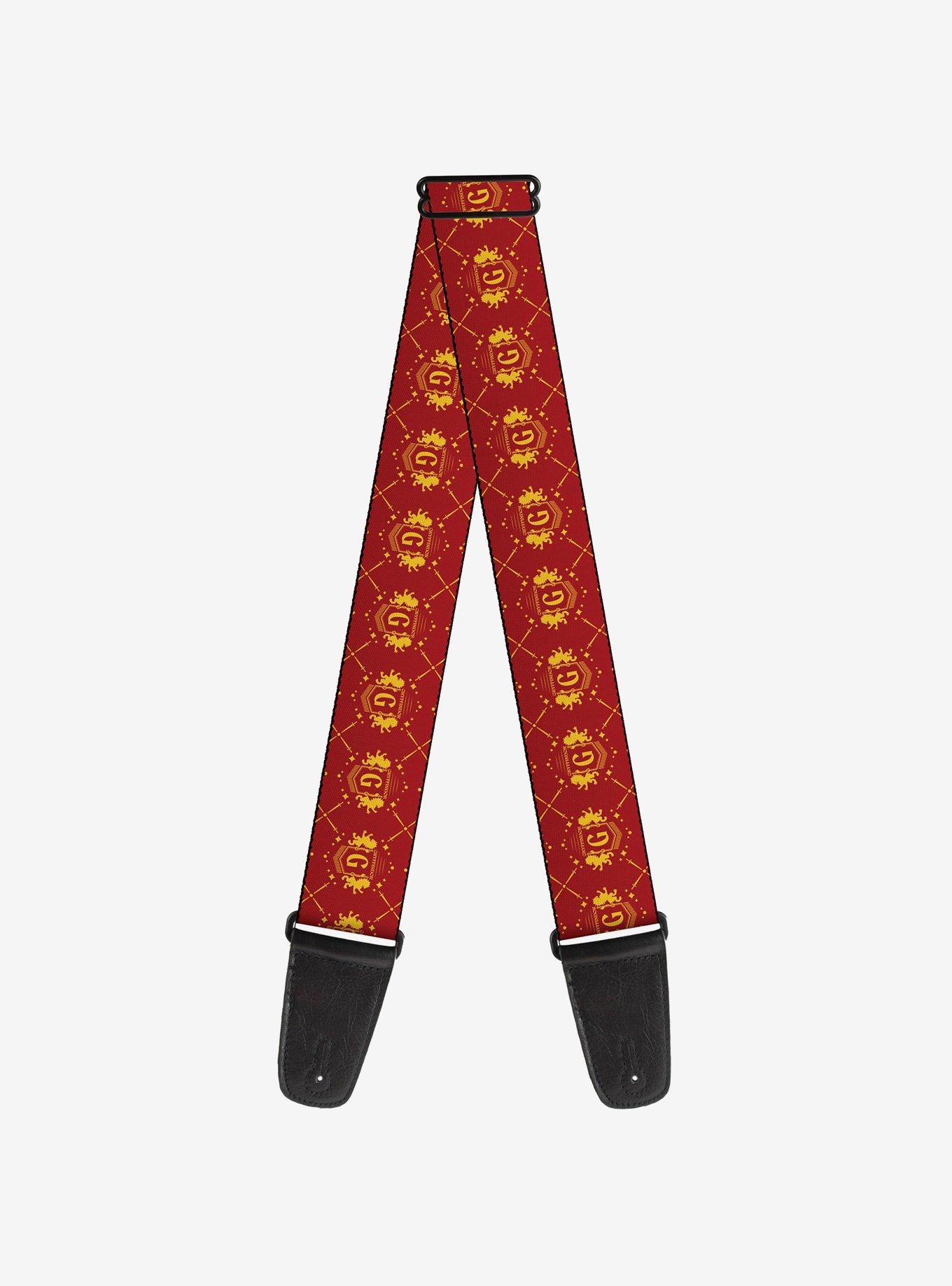 Harry Potter Gryffindor House Pride Banner Guitar Strap, , hi-res