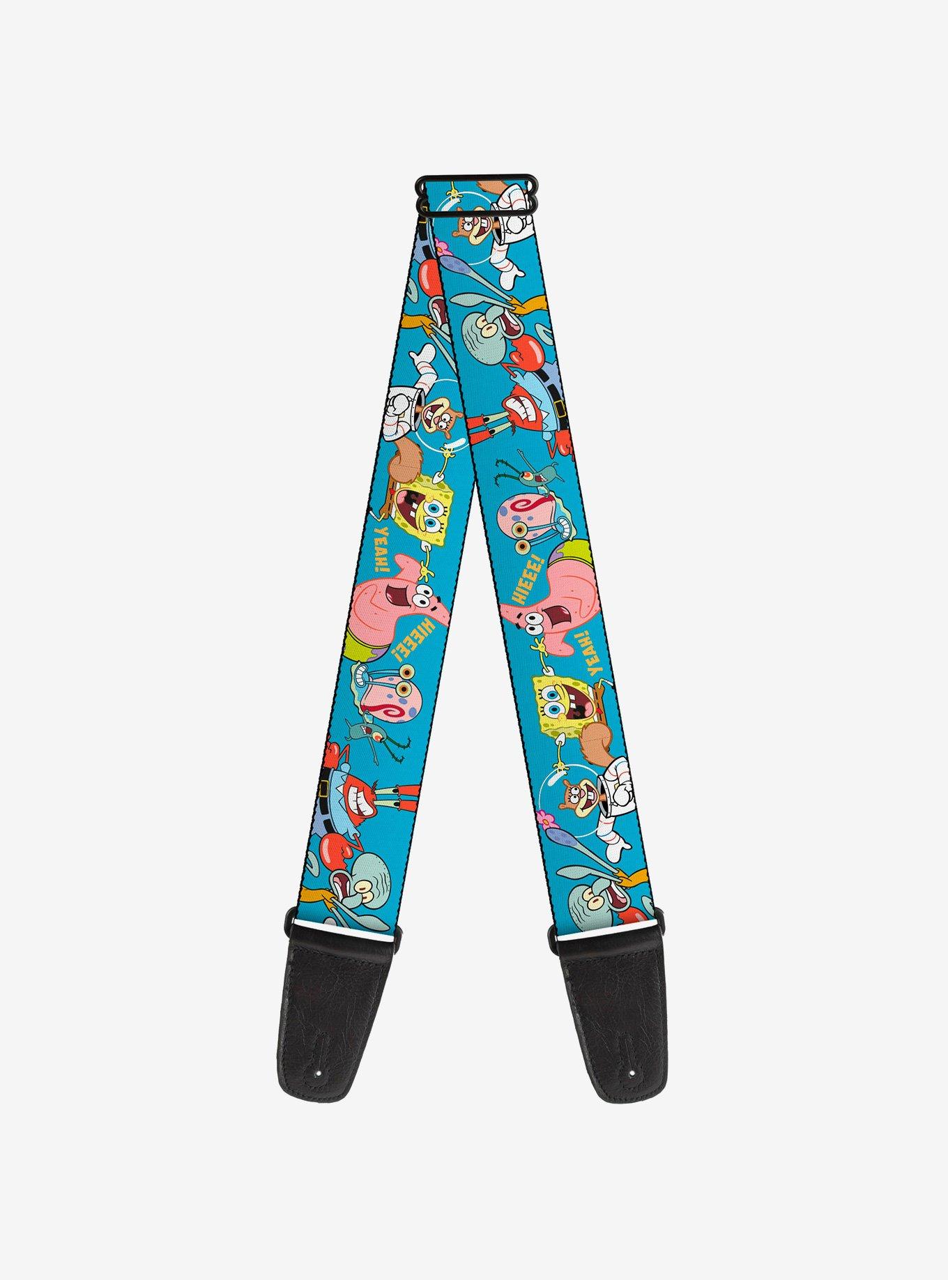 SpongeBob SquarePants and Five Friends Poses Guitar Strap