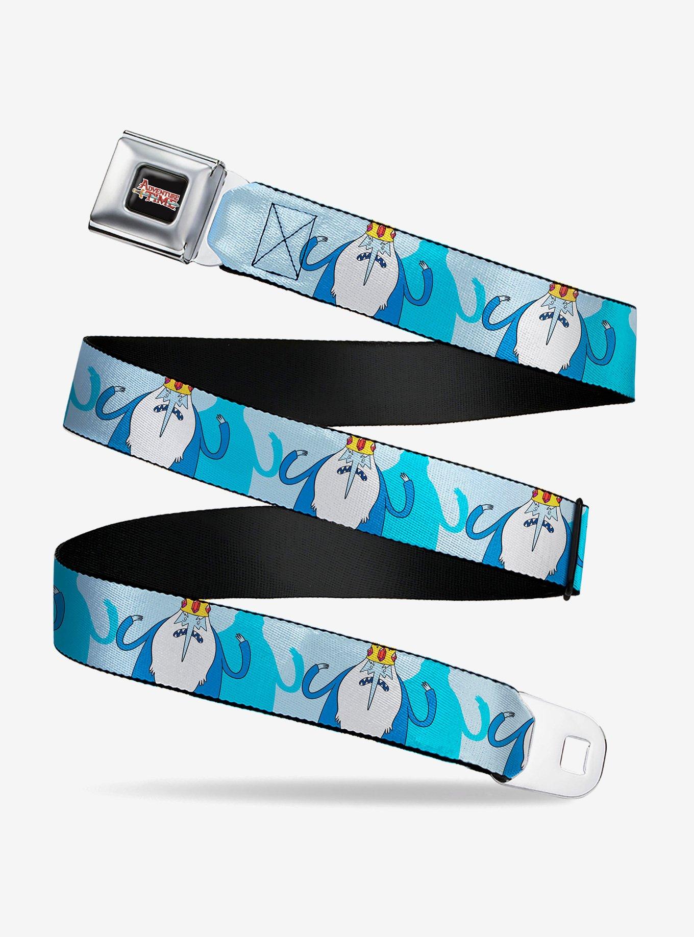 Adventure Time Ice King Hands Up Pose Seatbelt Buckle Belt