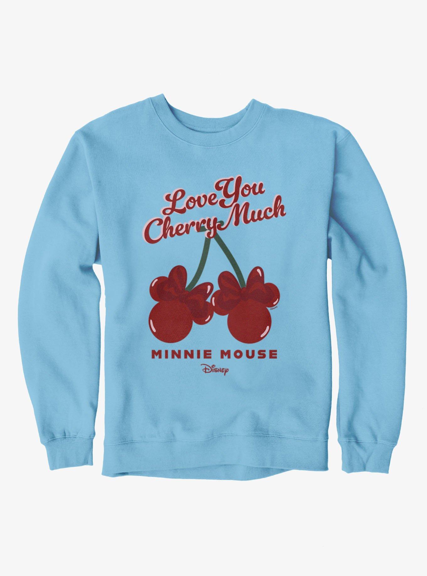 Disney Minnie Mouse Love You Cherry Much Sweatshirt, , hi-res