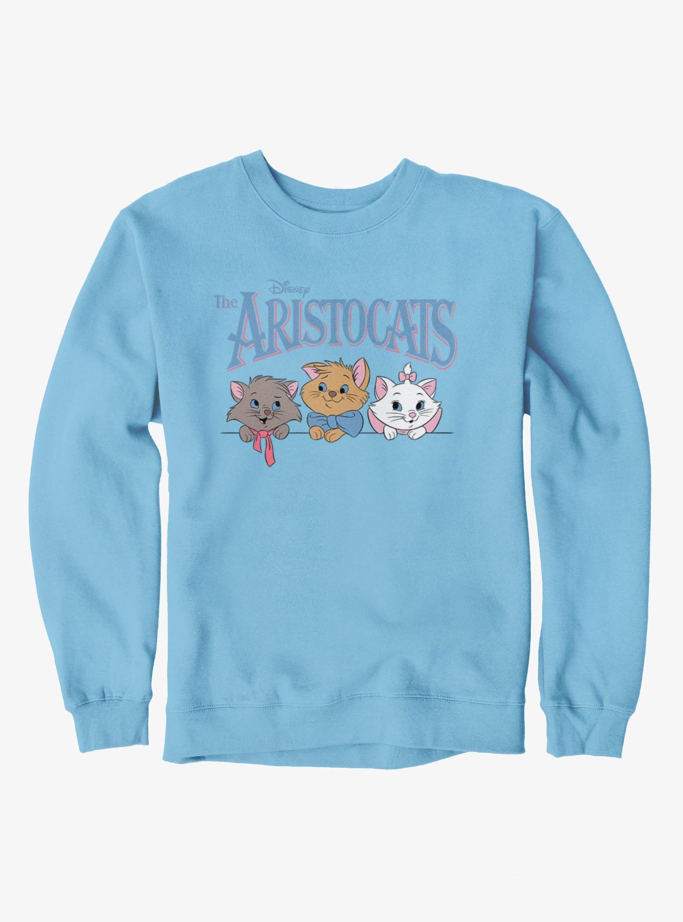 Disney The Aristocats Logo Kitten Face Lineup Sweatshirt, , hi-res