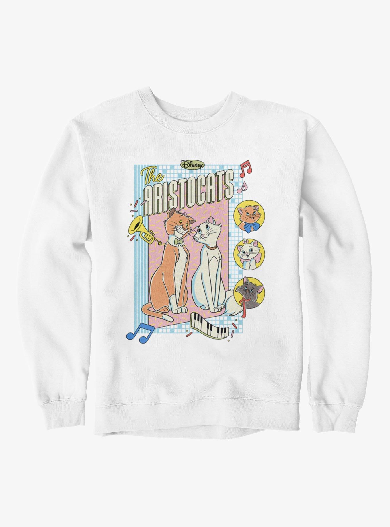 Disney The Aristocats Vintage Music Cover Sweatshirt, , hi-res