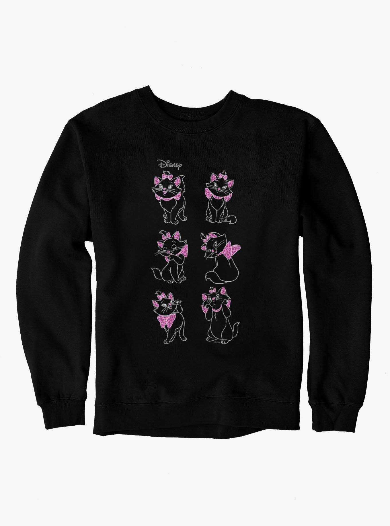Disney The Aristocats Marie Pink Leopard Color Pop Sweatshirt, , hi-res