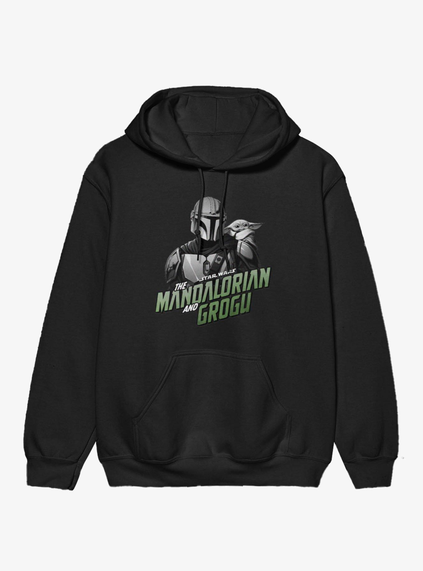 Star Wars The Mandalorian And Grogu Title Logo Hoodie, , hi-res