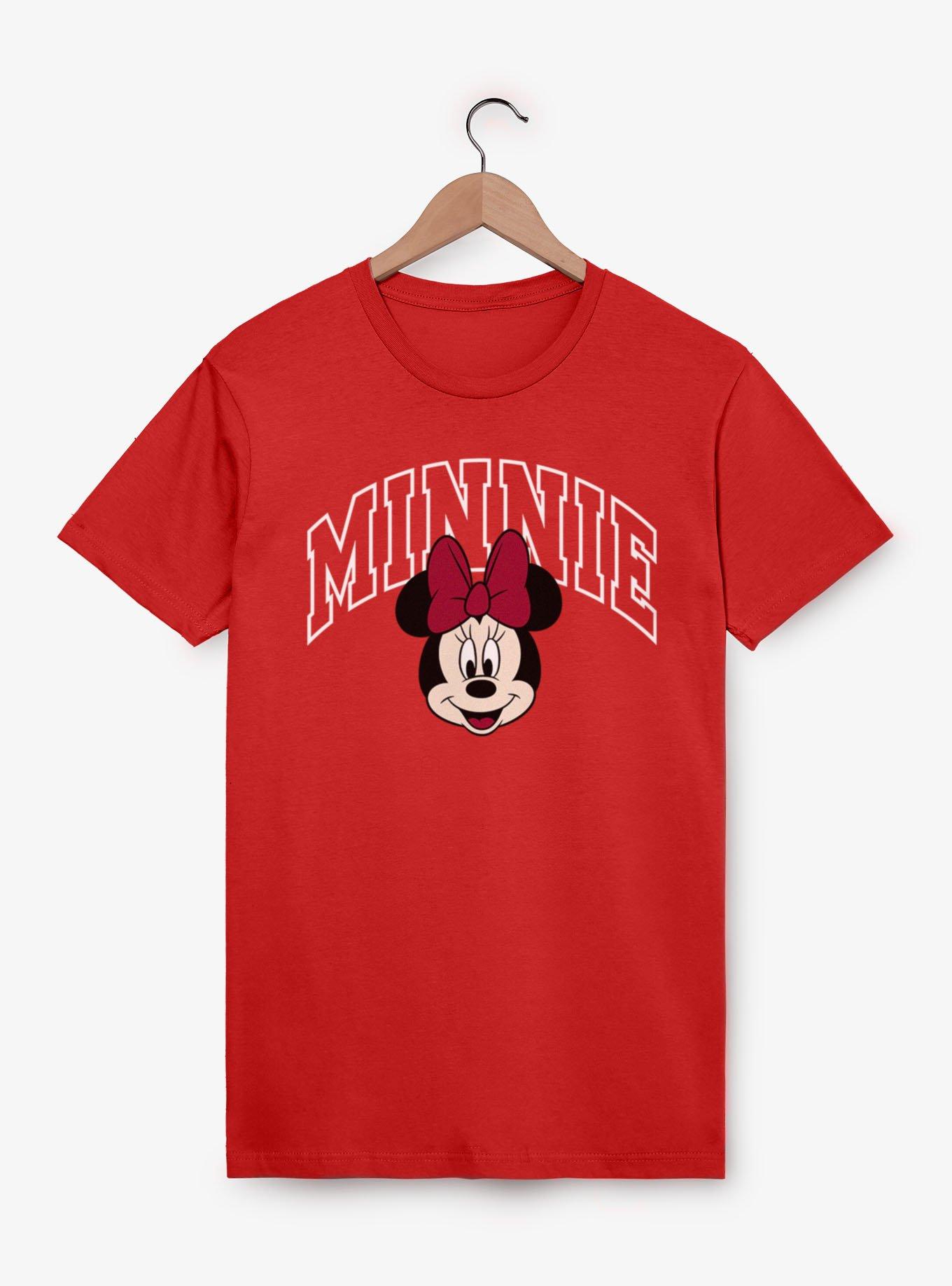 Disney Minnie Mouse Collegiate Outline T-Shirt, , hi-res