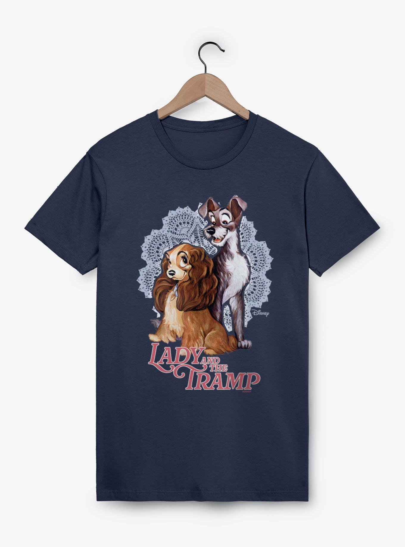 Disney Lady And The Tramp Doily Couple T-Shirt, , hi-res
