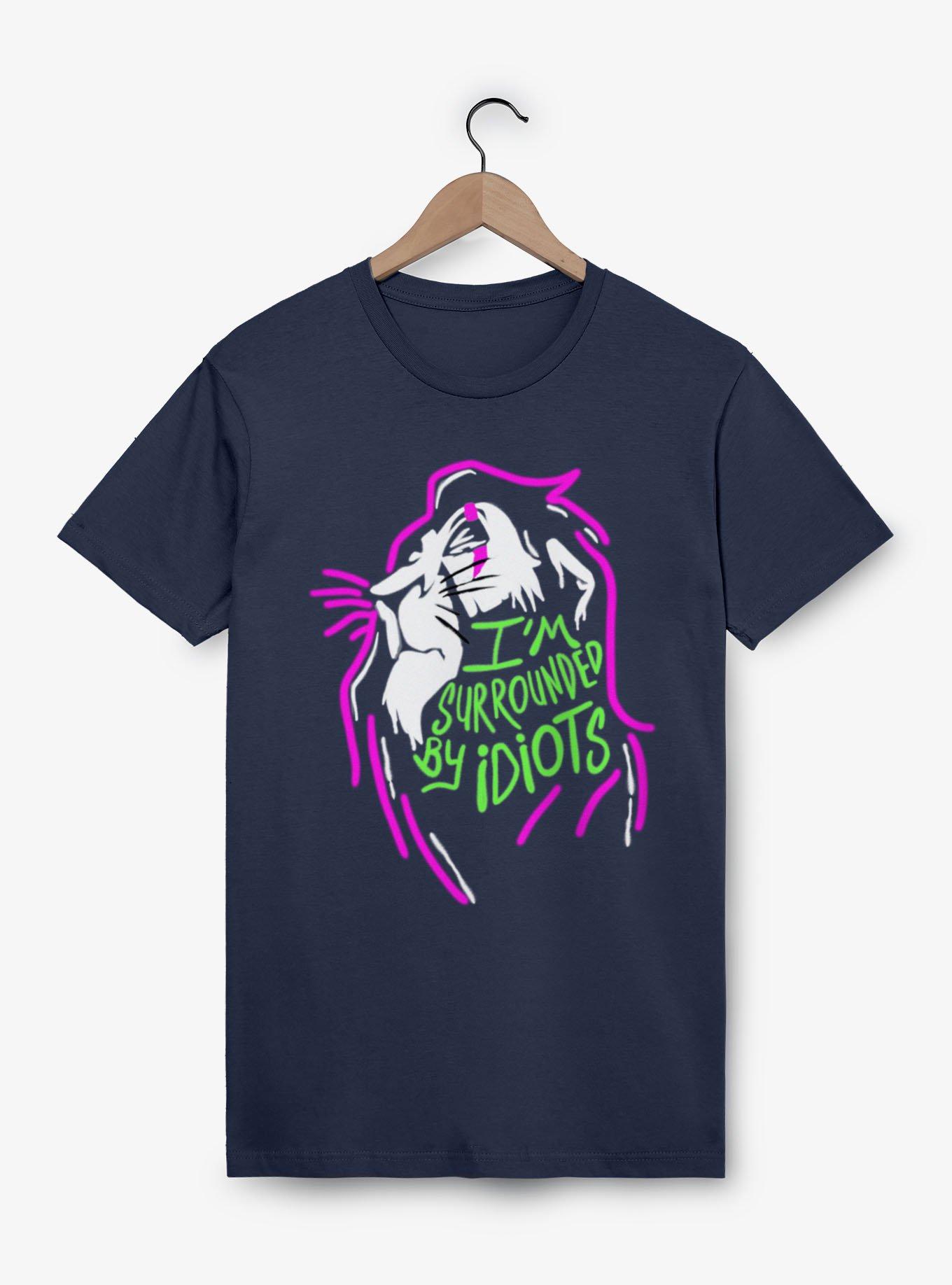 Disney The Lion King I'm Surrounded By Idiots Scar T-Shirt