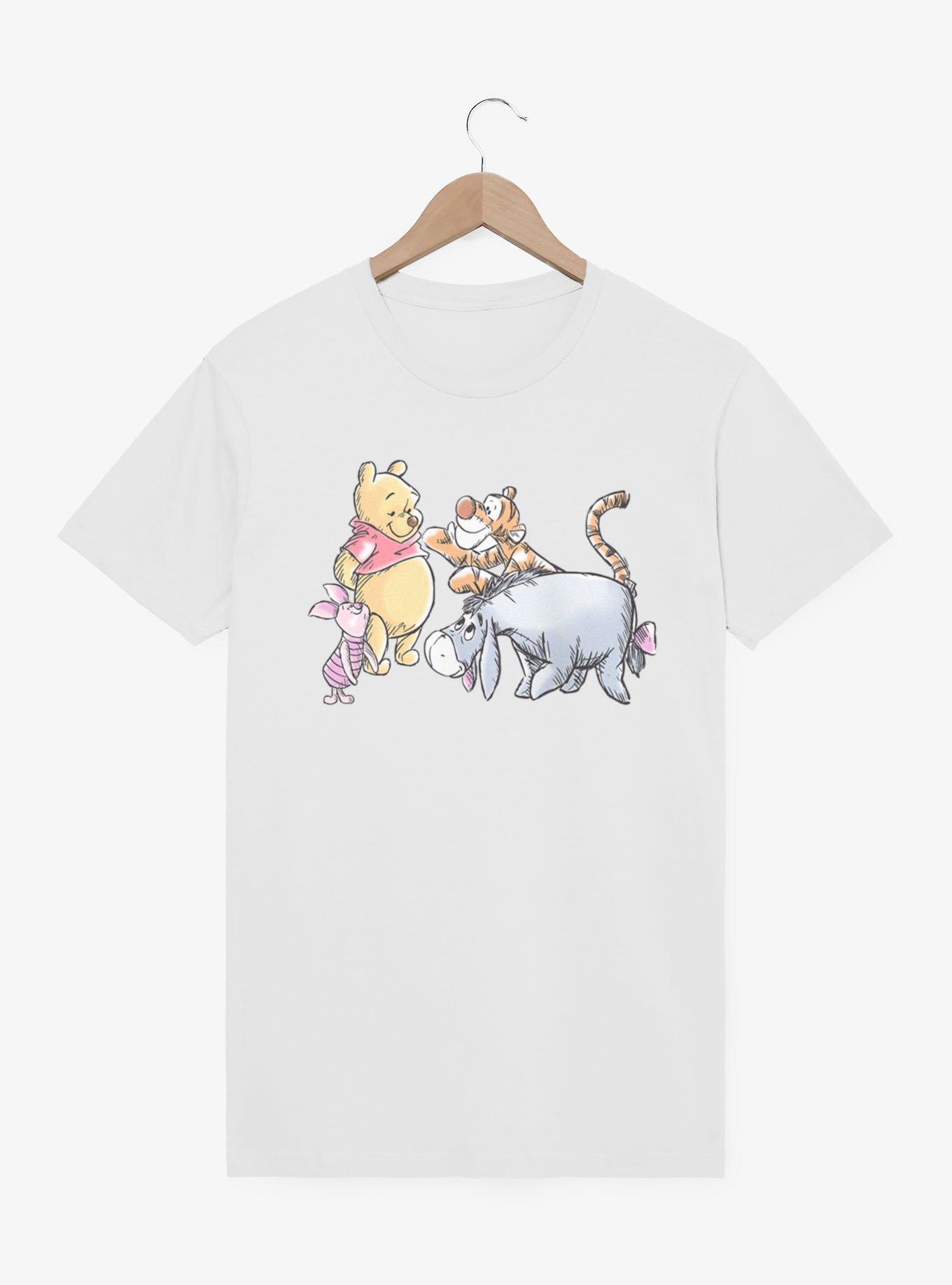 Disney Winnie The Pooh Friends Smile Together Group T-Shirt, , hi-res