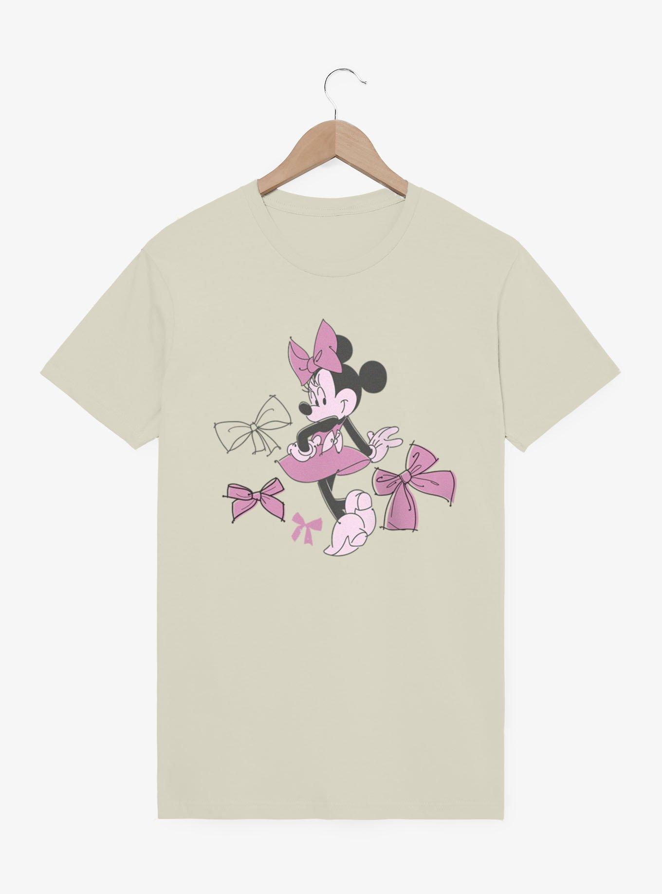 Disney Minnie Mouse Bows Of Fashion Sketch T-Shirt, , hi-res