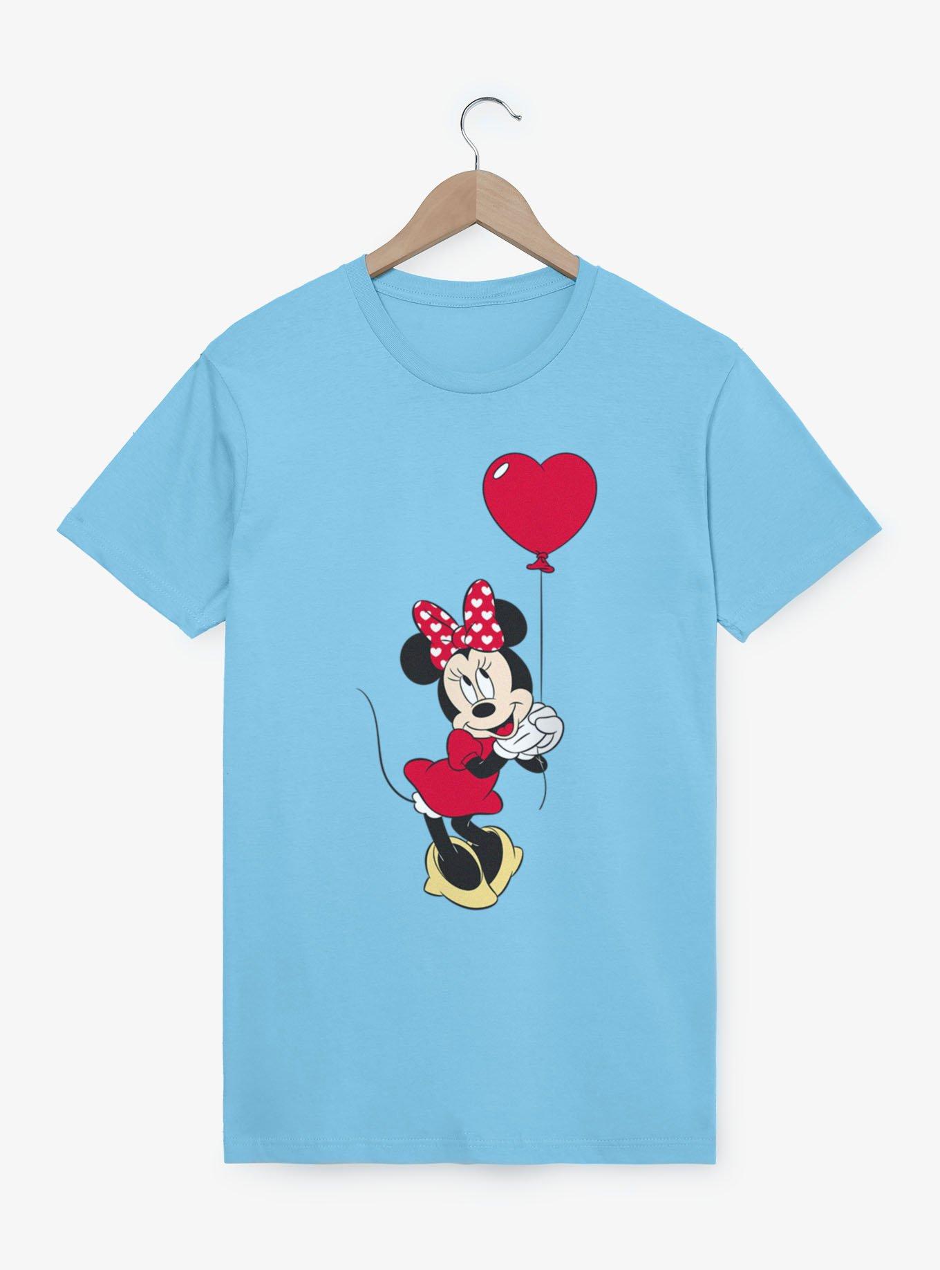 Disney Minnie Mouse Love Red Balloon Heart T-Shirt, , hi-res