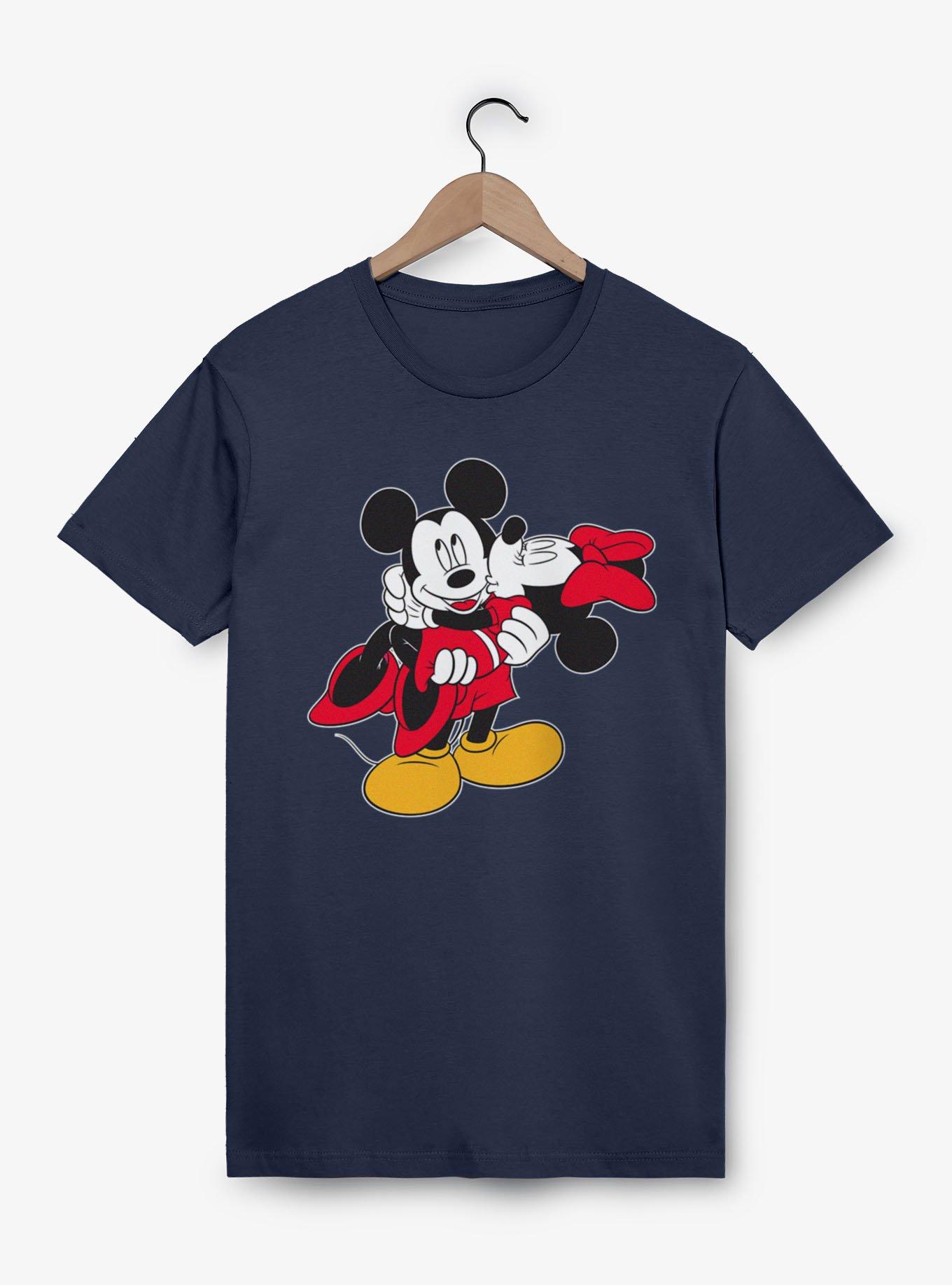 Disney Mickey Mouse Carrying Kiss Minnie T-Shirt, , hi-res