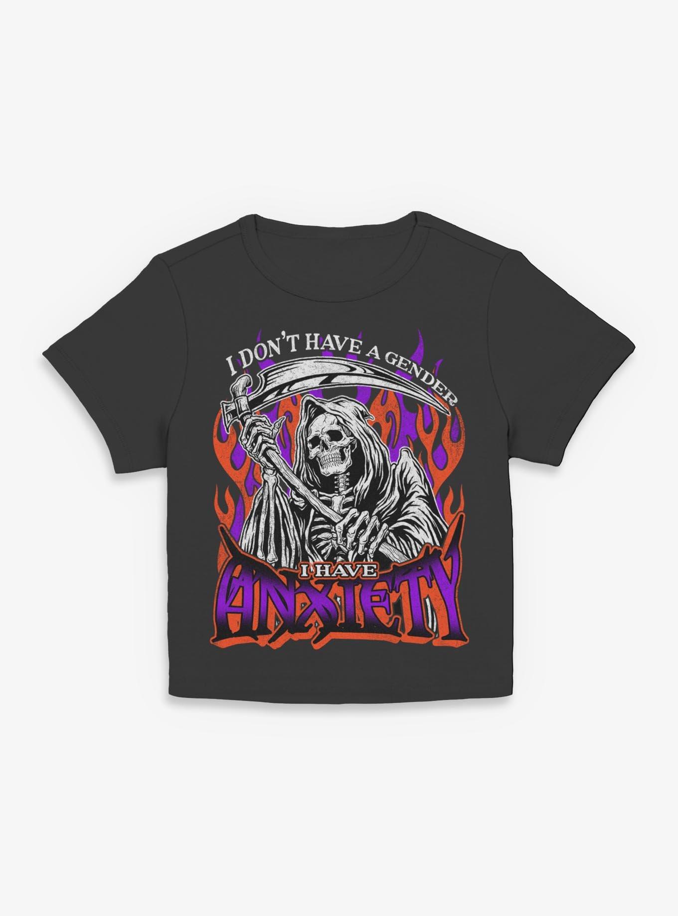 I Don't Have A Gender I Have Anxiety Girls Baby T-Shirt Hot Topic Exclusive, , hi-res