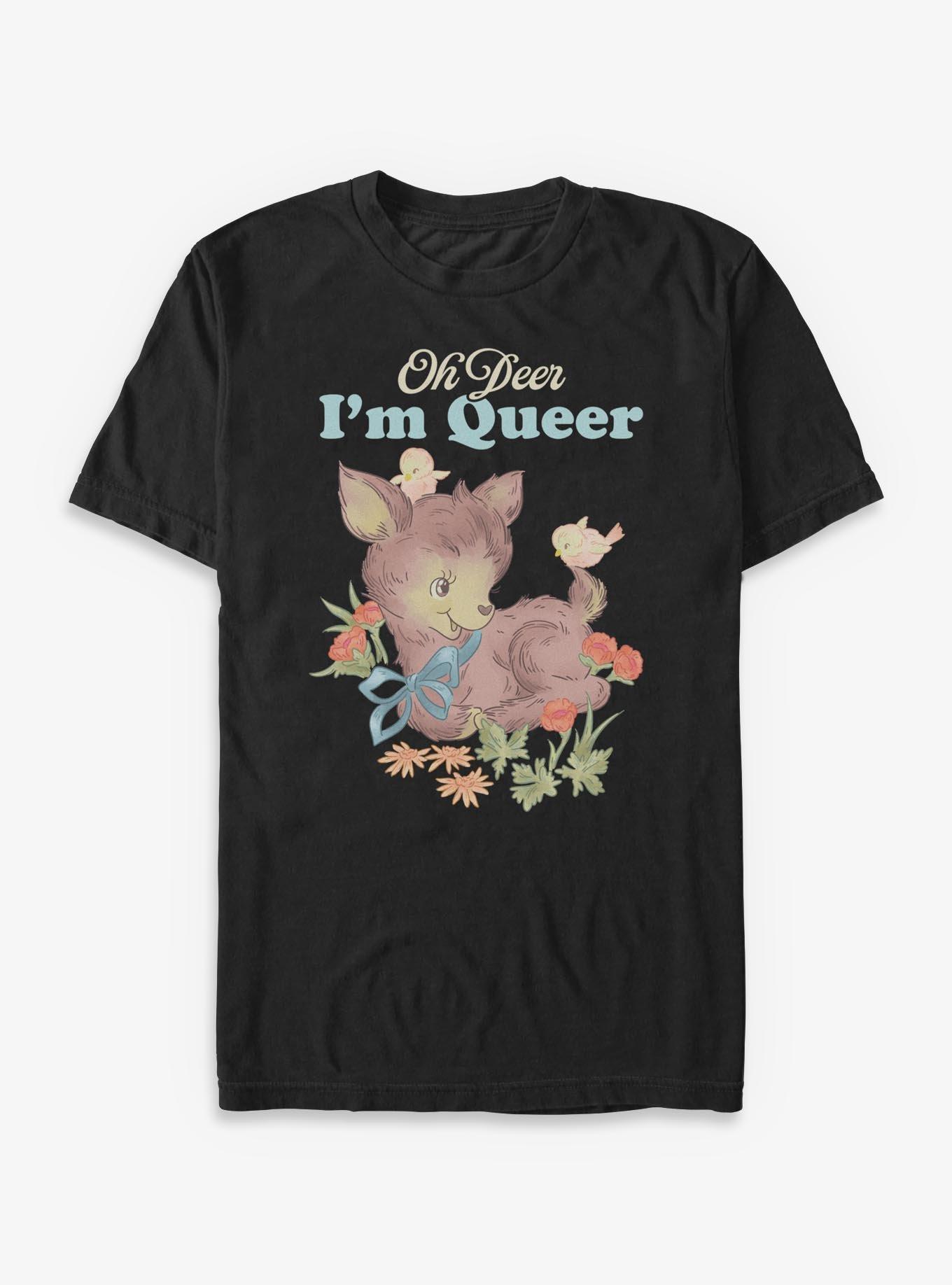 Queer Deer Pride T-Shirt Hot Topic Exclusive, , hi-res