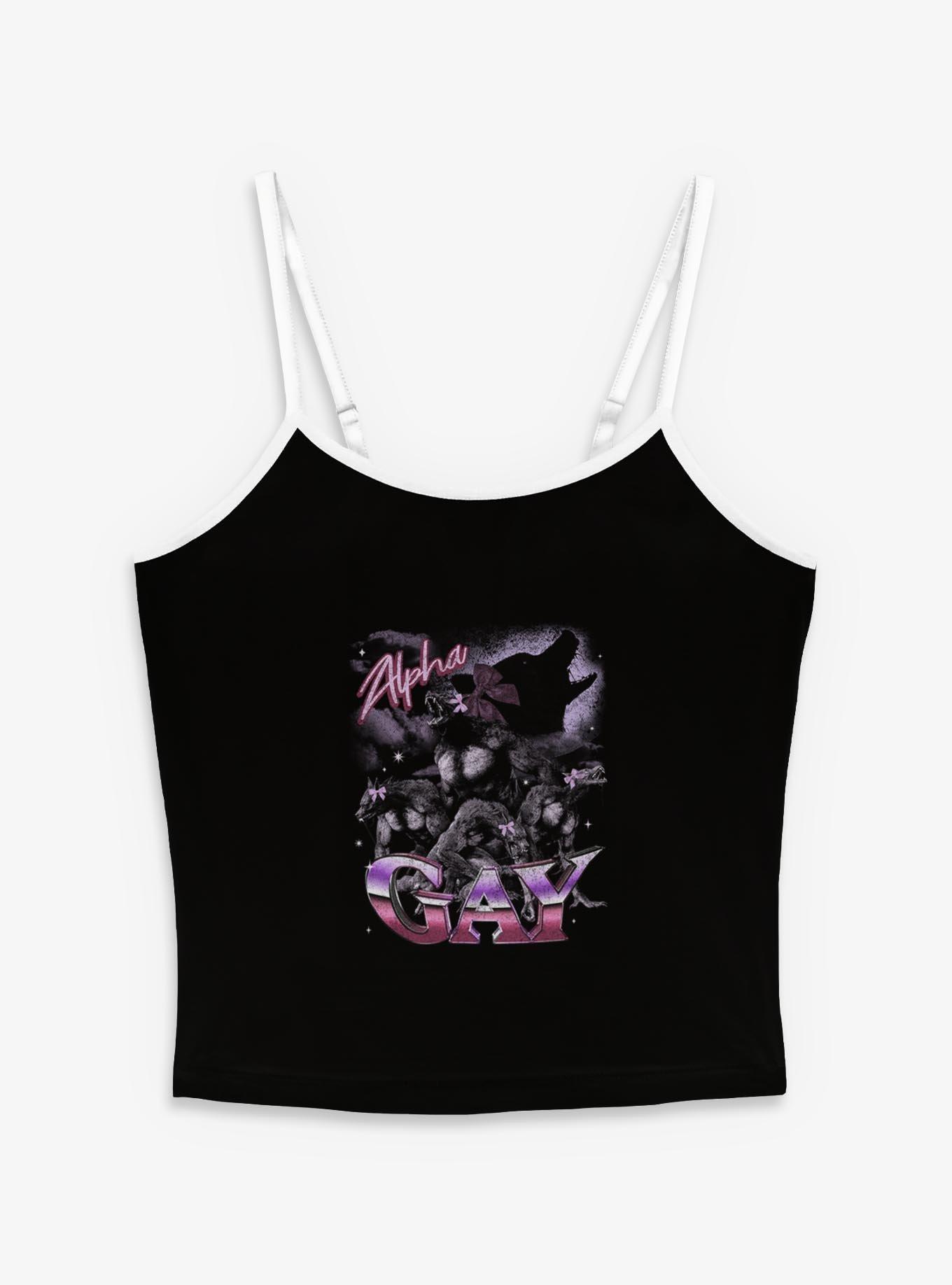 Alpha Gay Pride Girls Cami Hot Topic Exclusive, , hi-res