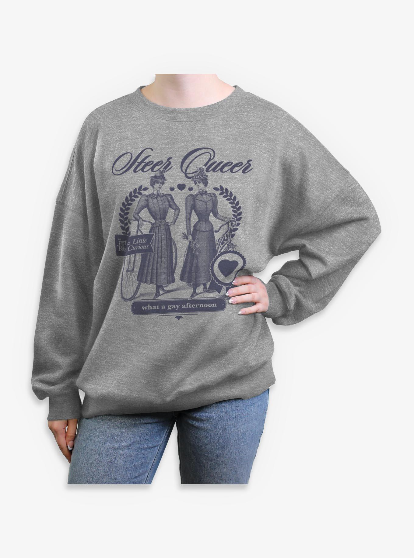 Gay Afternoon Girls Oversized Sweatshirt Hot Topic Exclusive, , hi-res