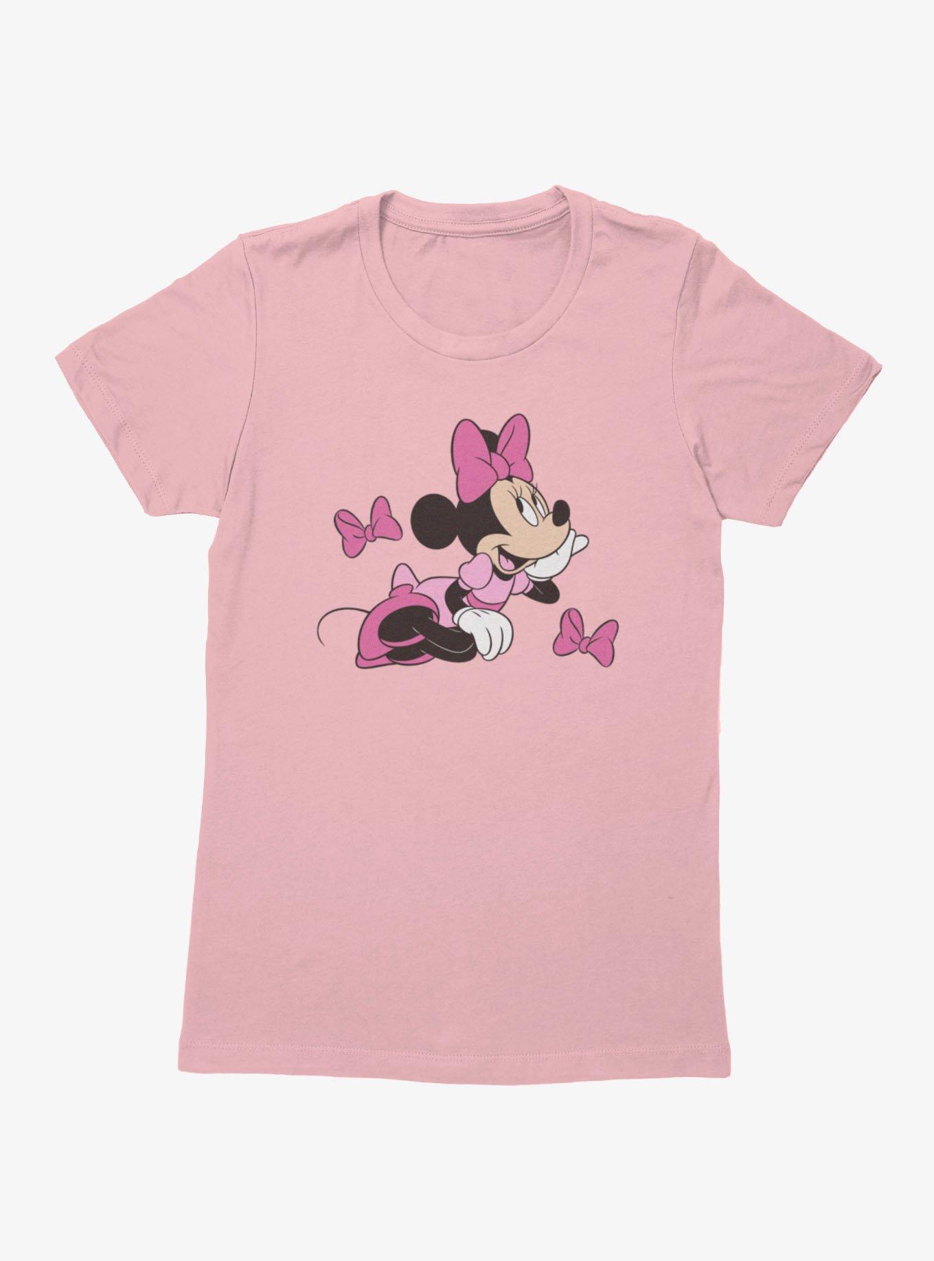 Disney Minnie Mouse Pink Bow Dreamer Womens T-Shirt, , hi-res