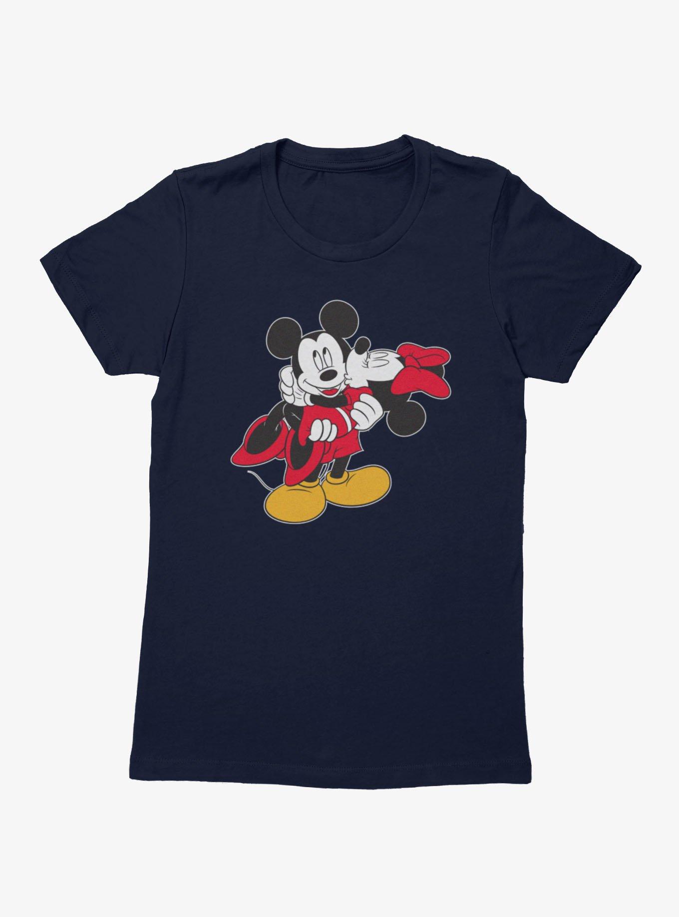 Disney Mickey Mouse Carrying Kiss Minnie Womens T-Shirt, , hi-res