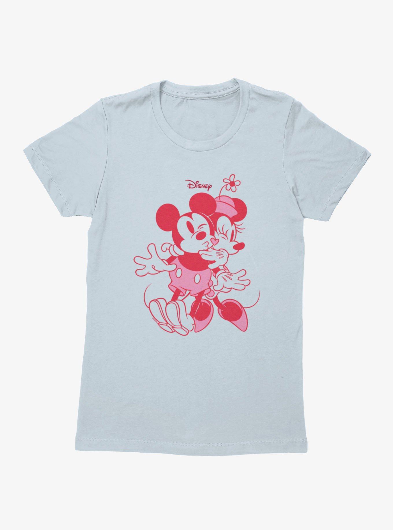 Disney Mickey Mouse Pink Hug And Heart Minnie Womens T-Shirt, , hi-res