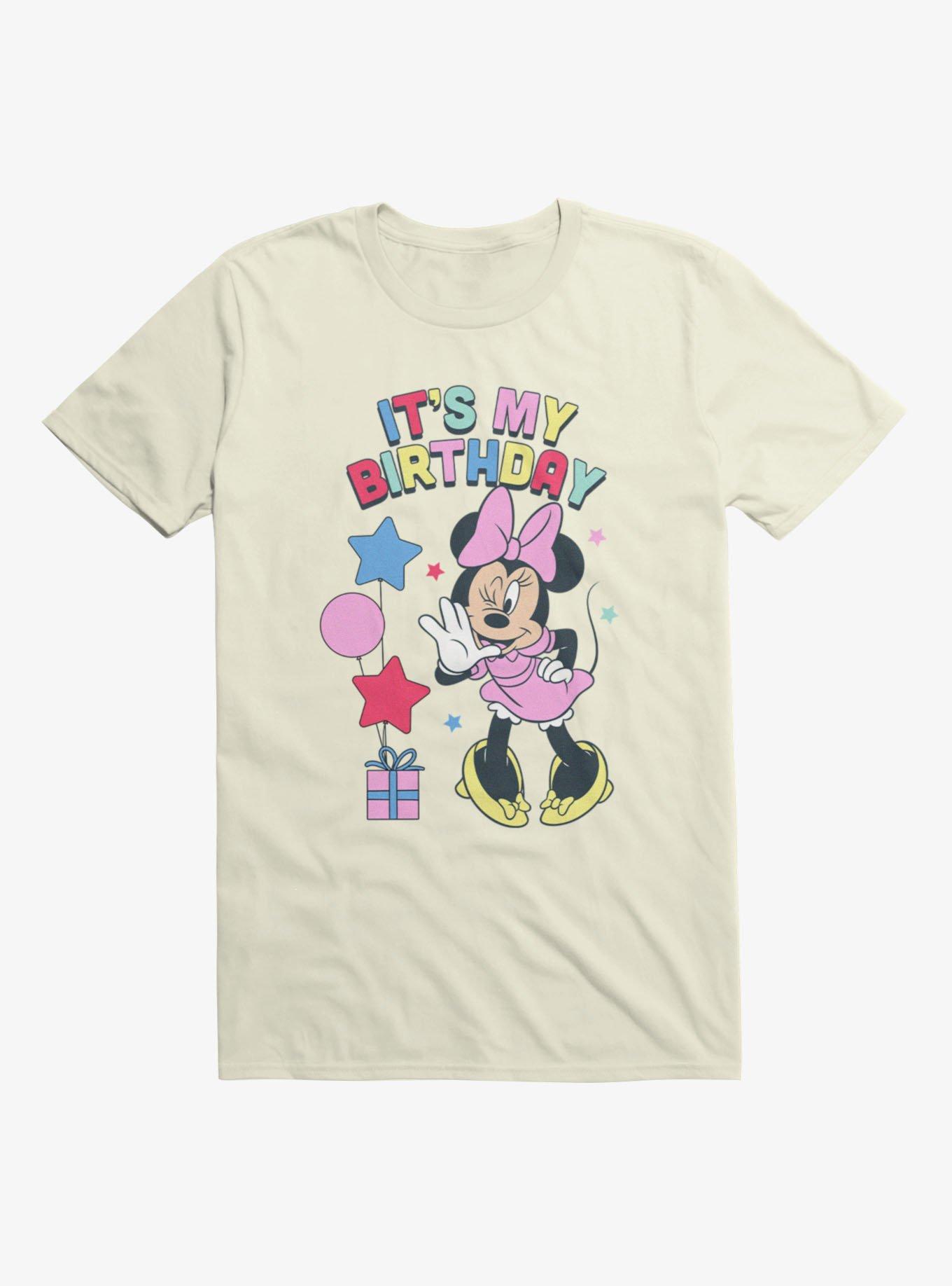 Disney Minnie Mouse It's My Birthday Wink And Whisper T-Shirt, , hi-res