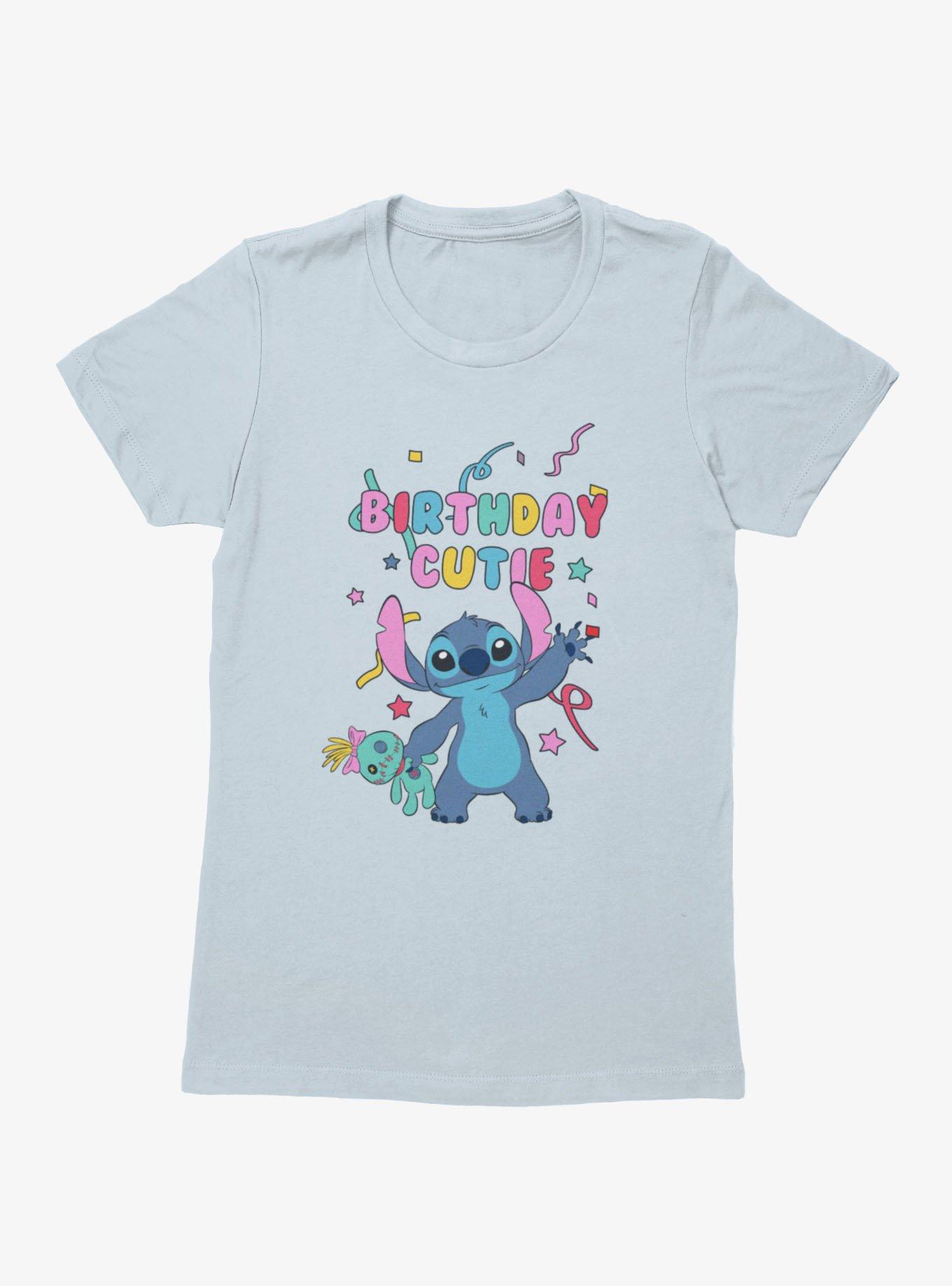 Disney Lilo & Stitch Birthday Cutie Confetti Wave Womens T-Shirt, , hi-res