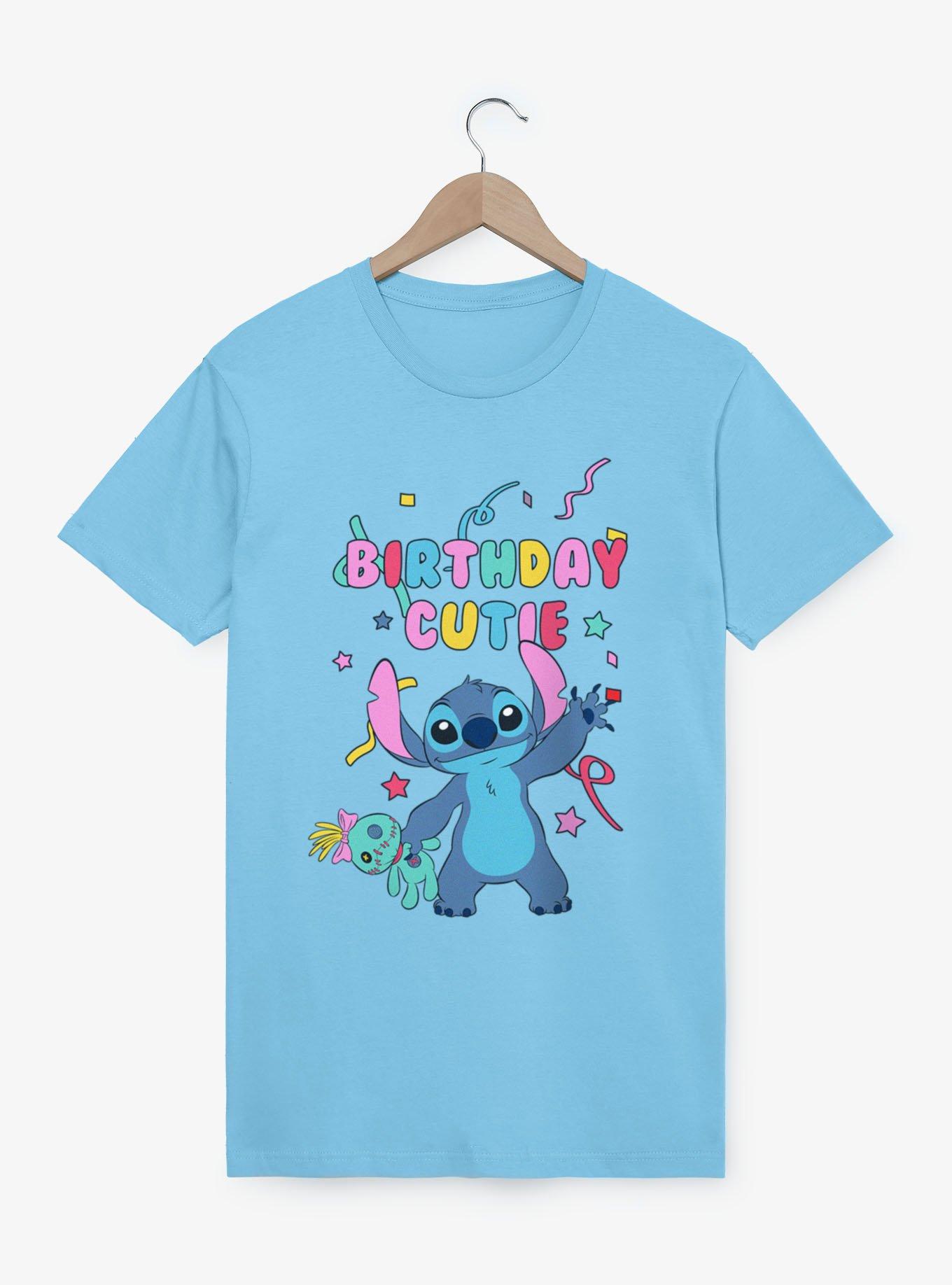 Disney Lilo & Stitch Birthday Cutie Confetti Wave T-Shirt, , hi-res