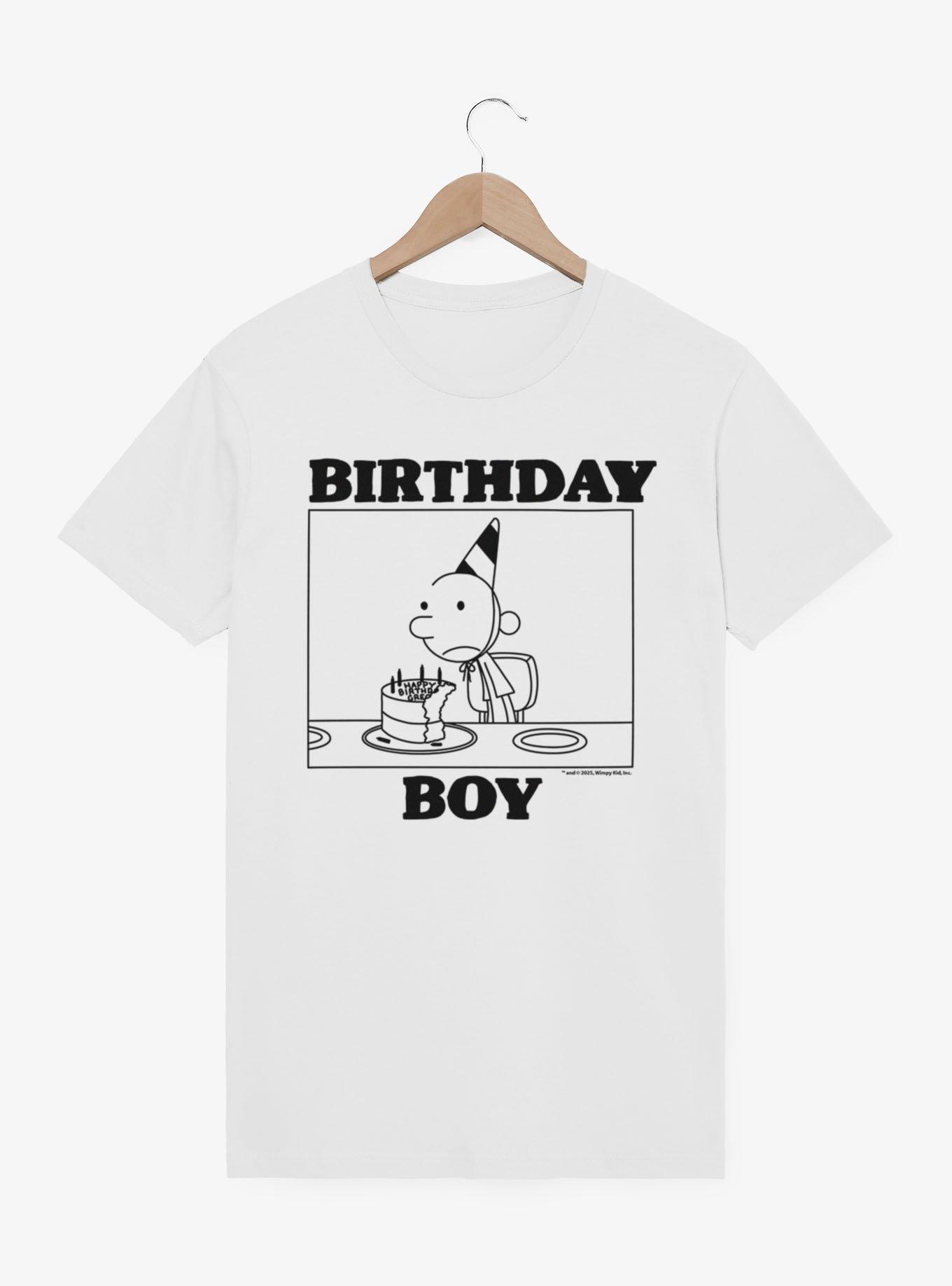 Diary of a Wimpy Kid Birthday Boy Sad Greg Cake T-Shirt, , hi-res